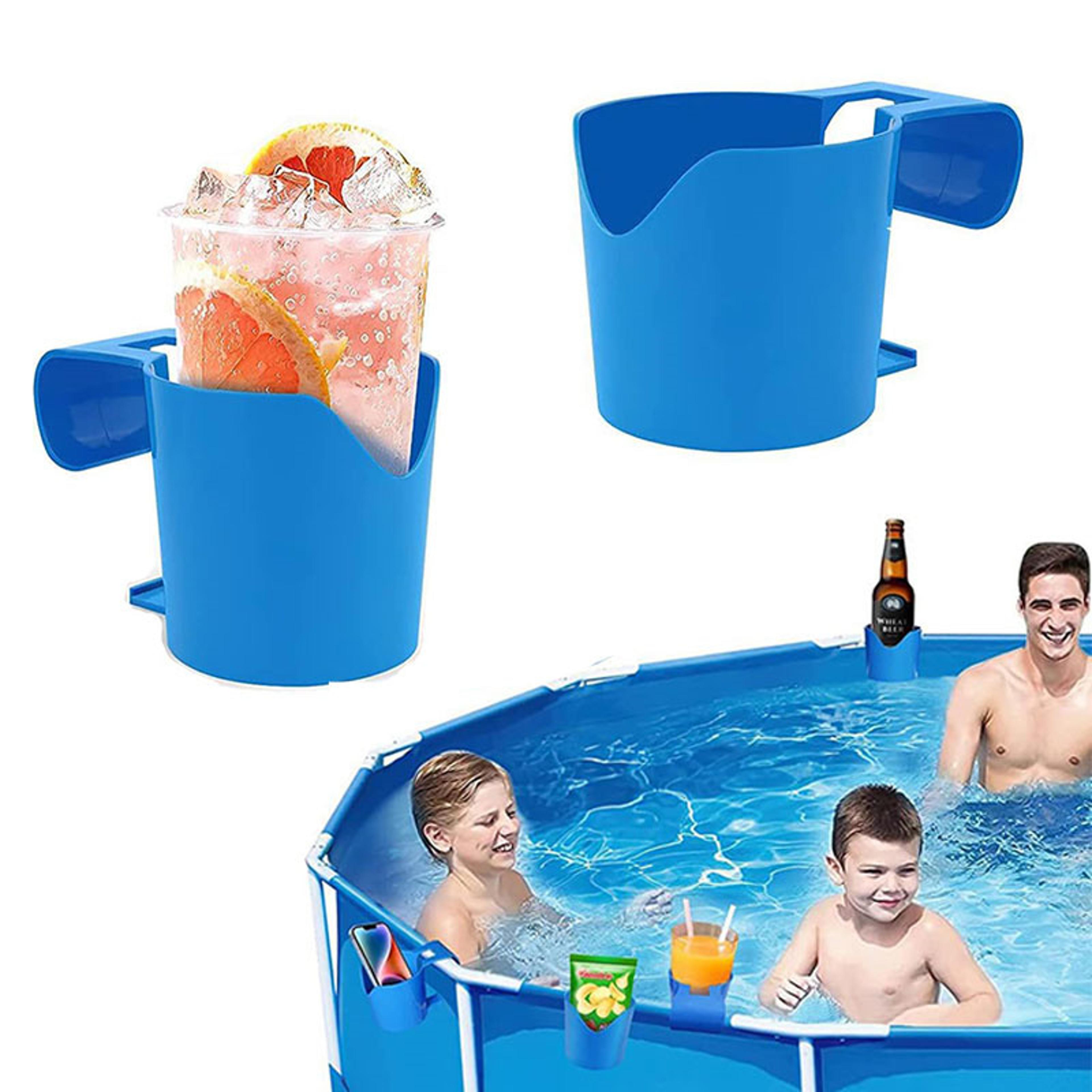 poolside cup holder clip no spill swimming pool drink holder for above ground pool accessories