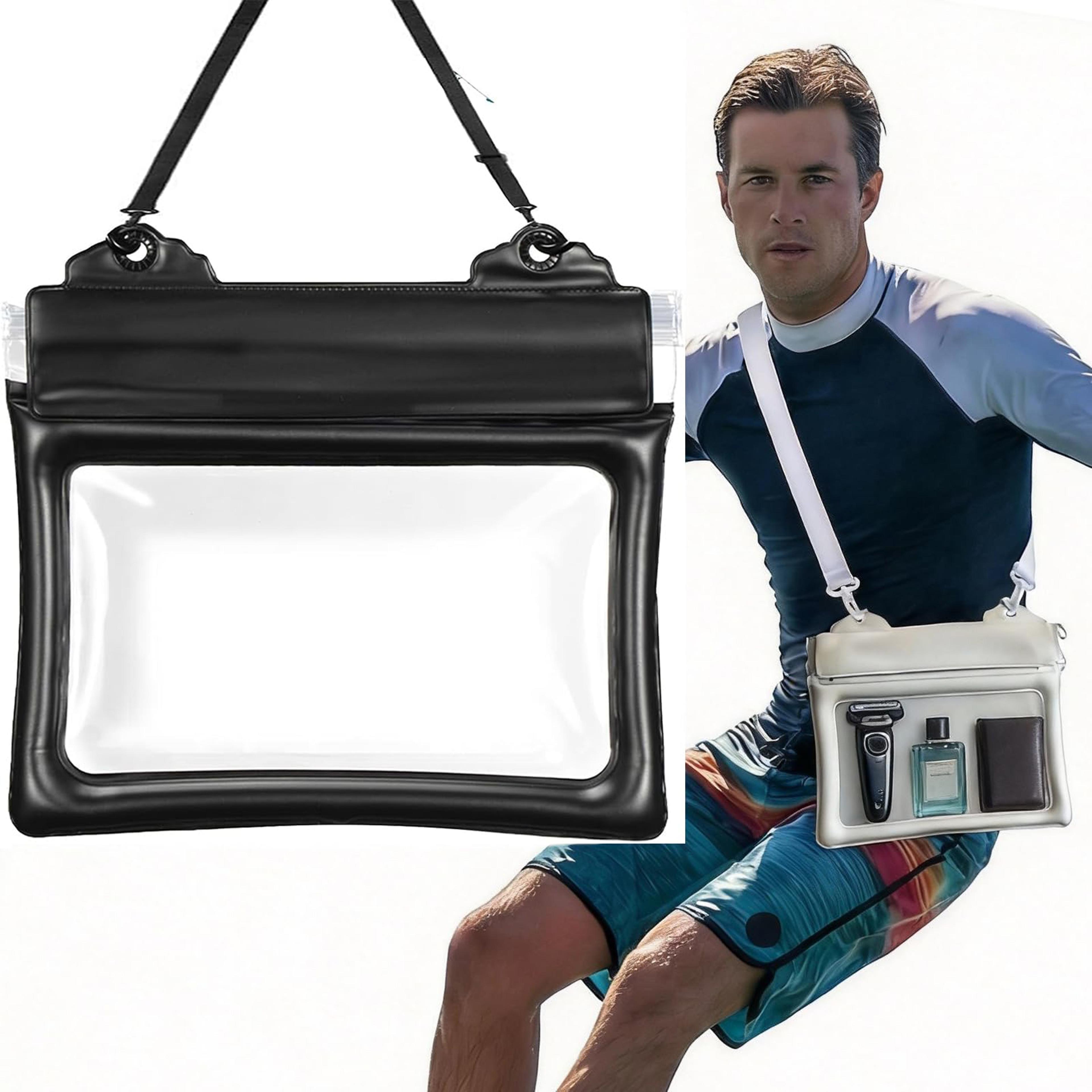 floating waterproof phone pouch with adjustable strap waterproof dry bag for beach, kayaking & swimming