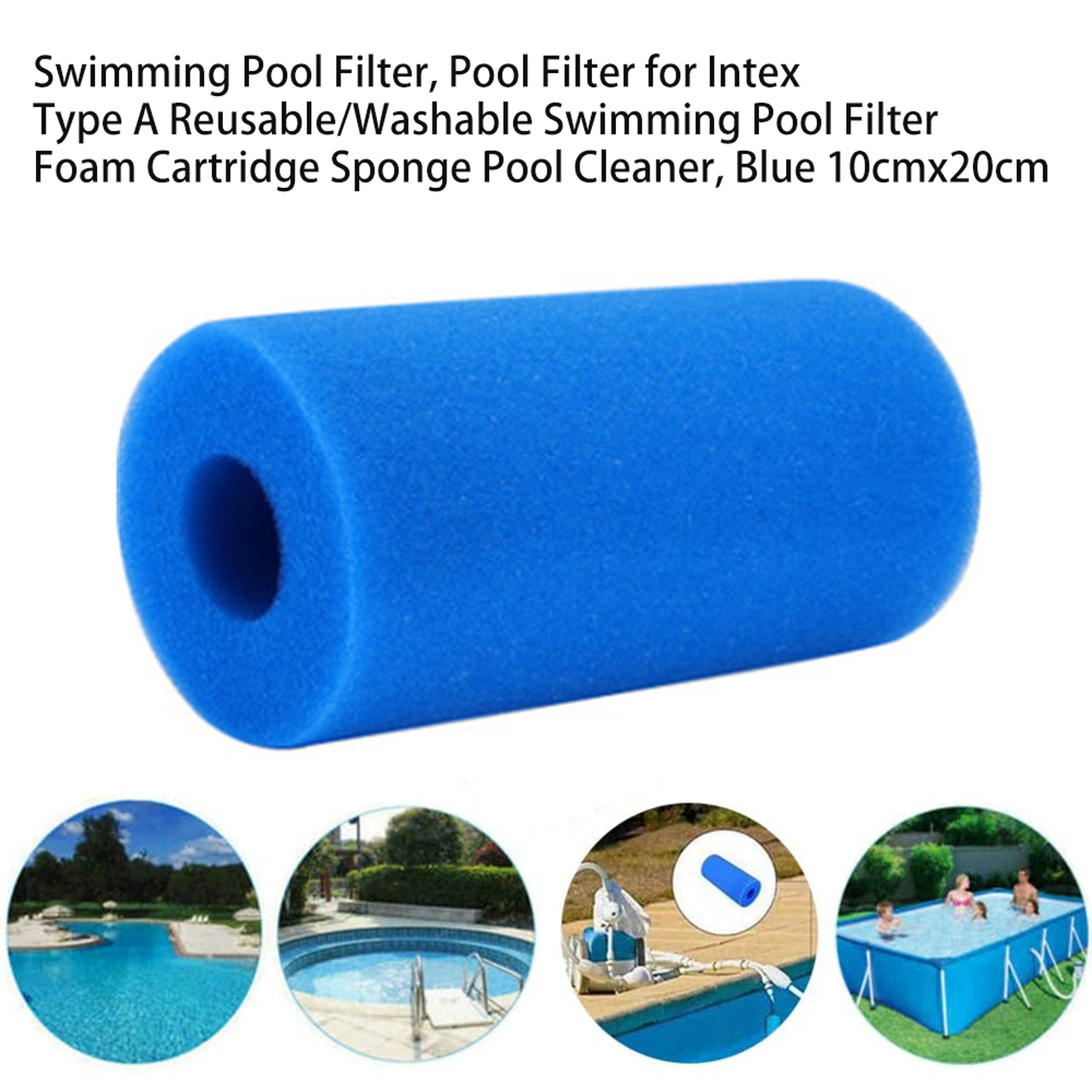 reusable pool filter sponge for intex type a washable foam pool filter cartridge