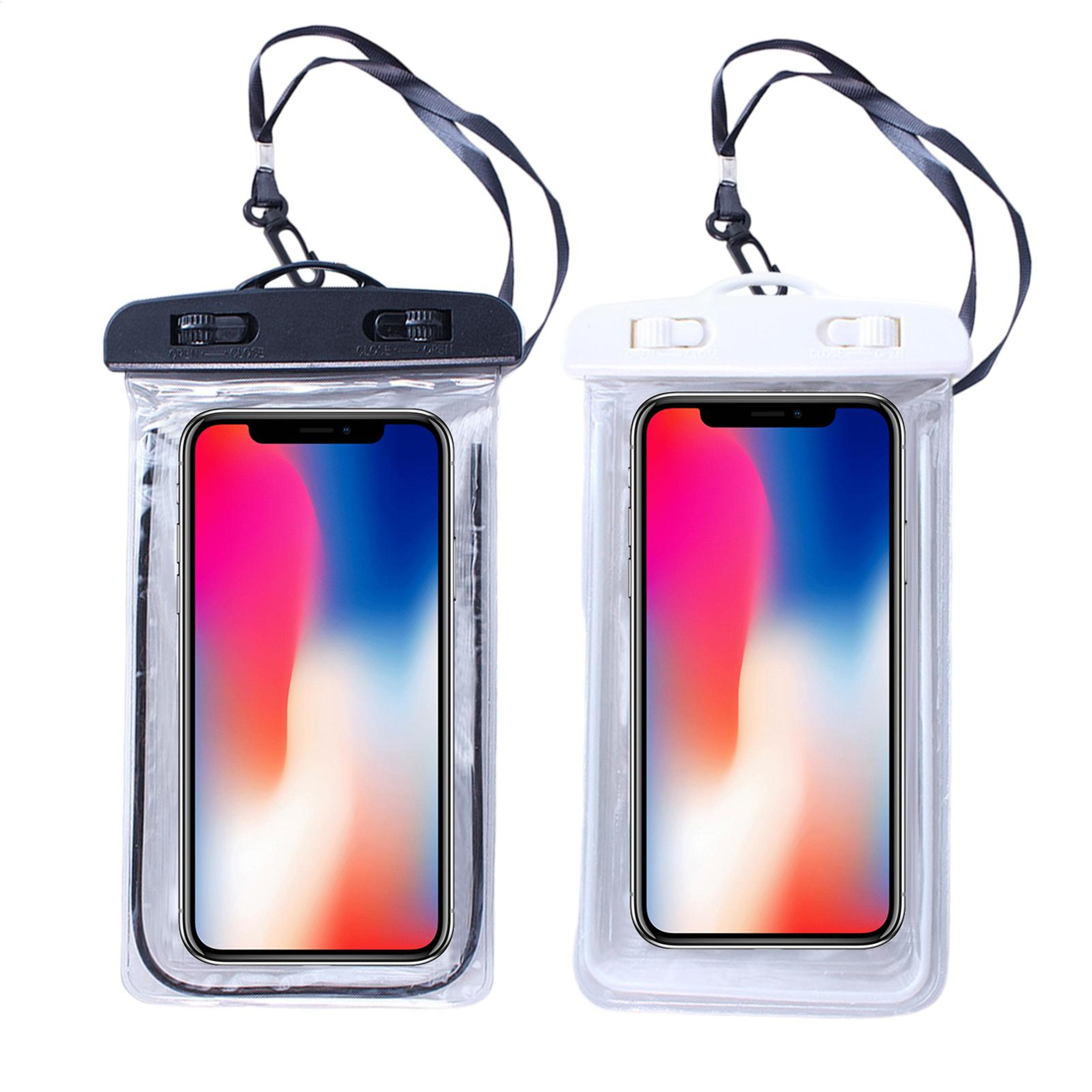lumishield waterproof phone pouch clear underwater phone pouch for beach, pool & travel