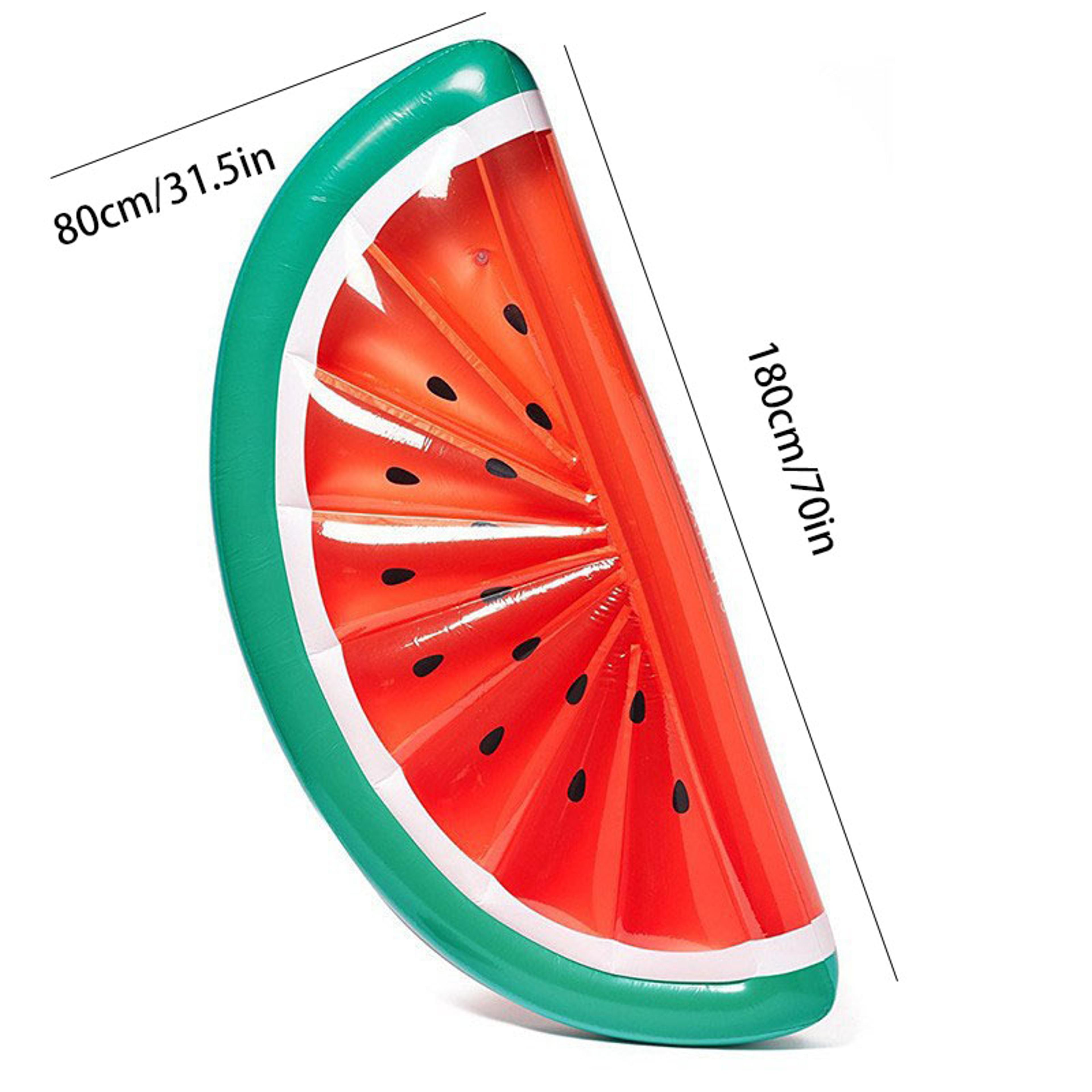 tropical inflatable pool float pool lounge float pineapple & watermelon floating bed