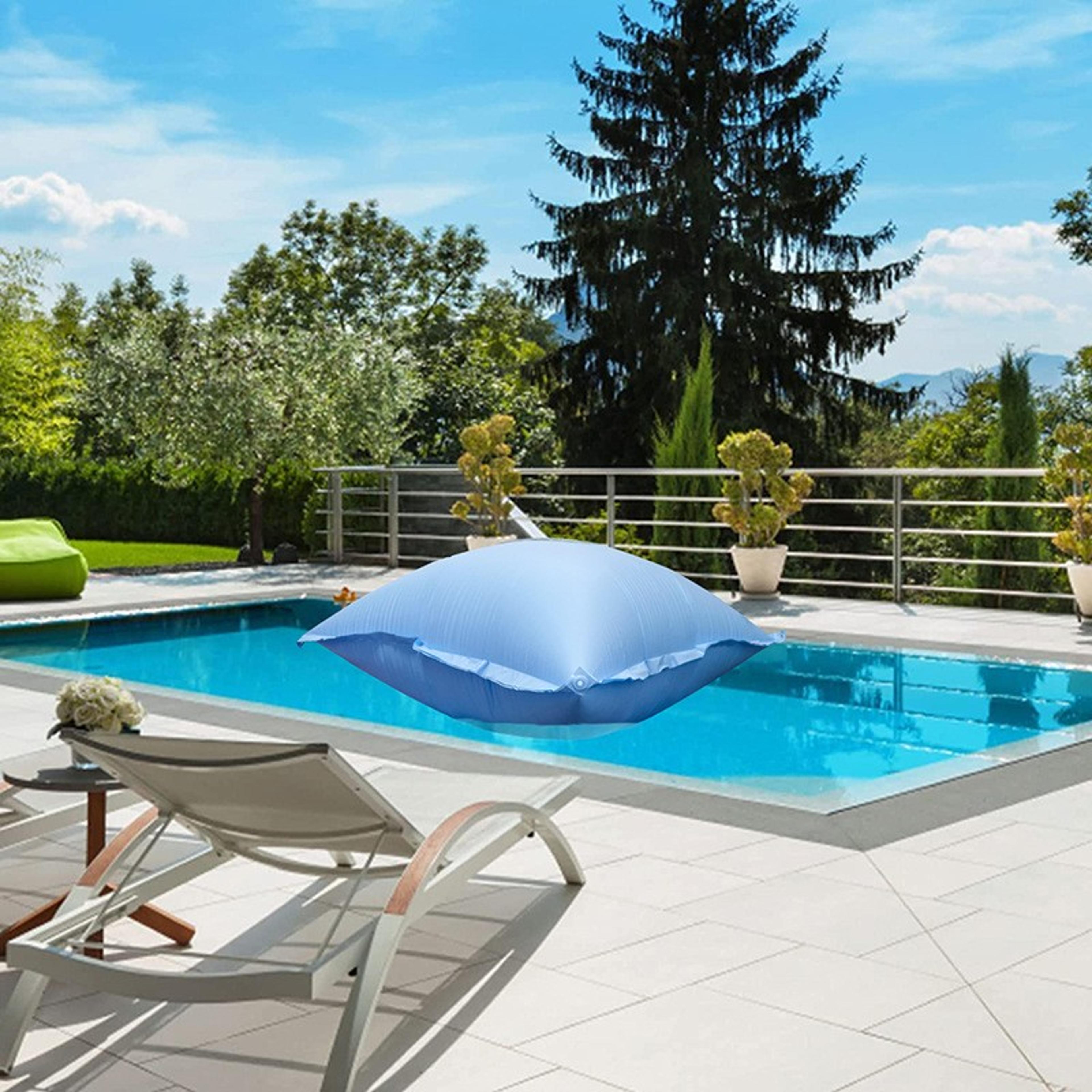 winter pool pillow with rope above ground pool winterizing kit & pool cover air pillow