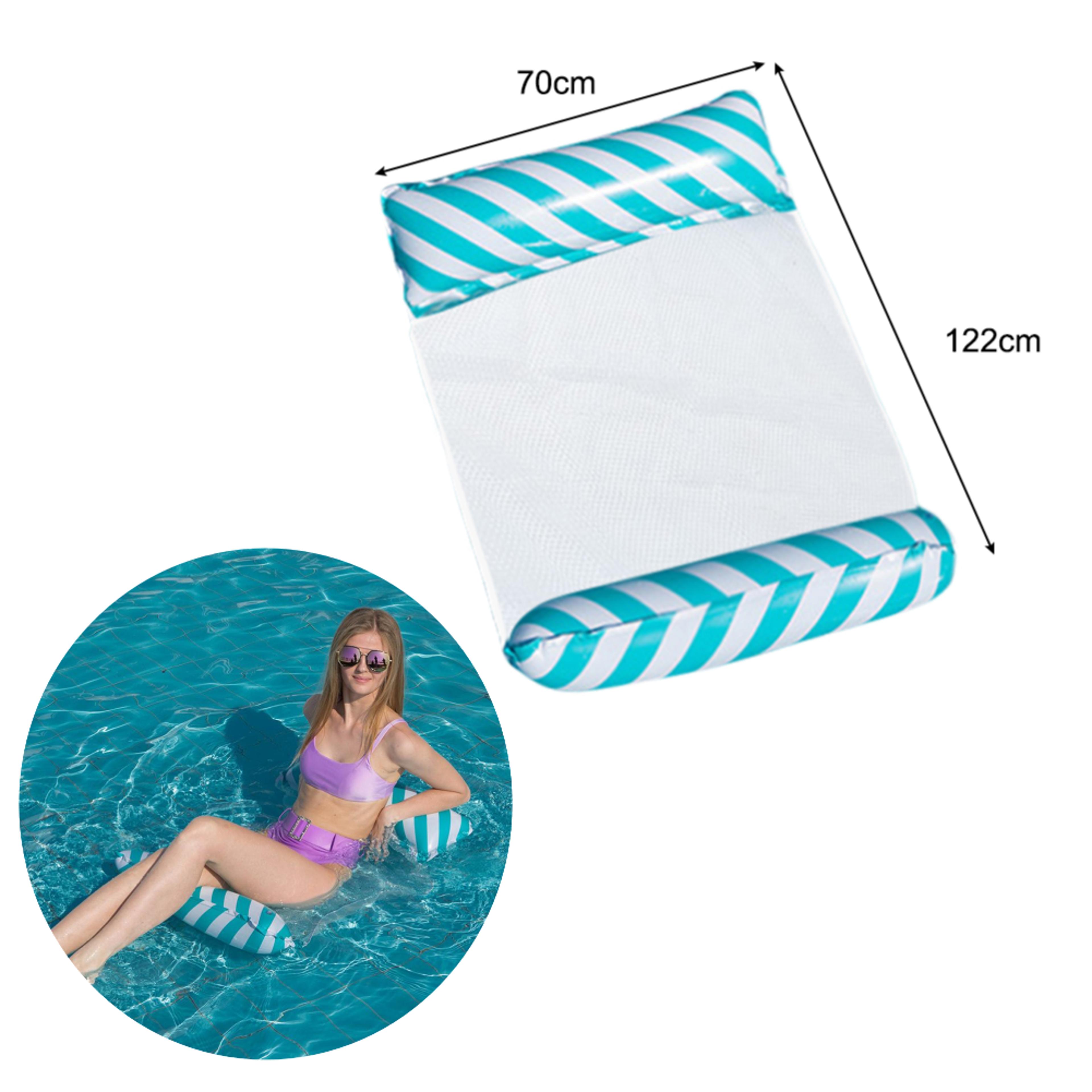 luxury inflatable pool float floating water lounger pvc pool air mattress