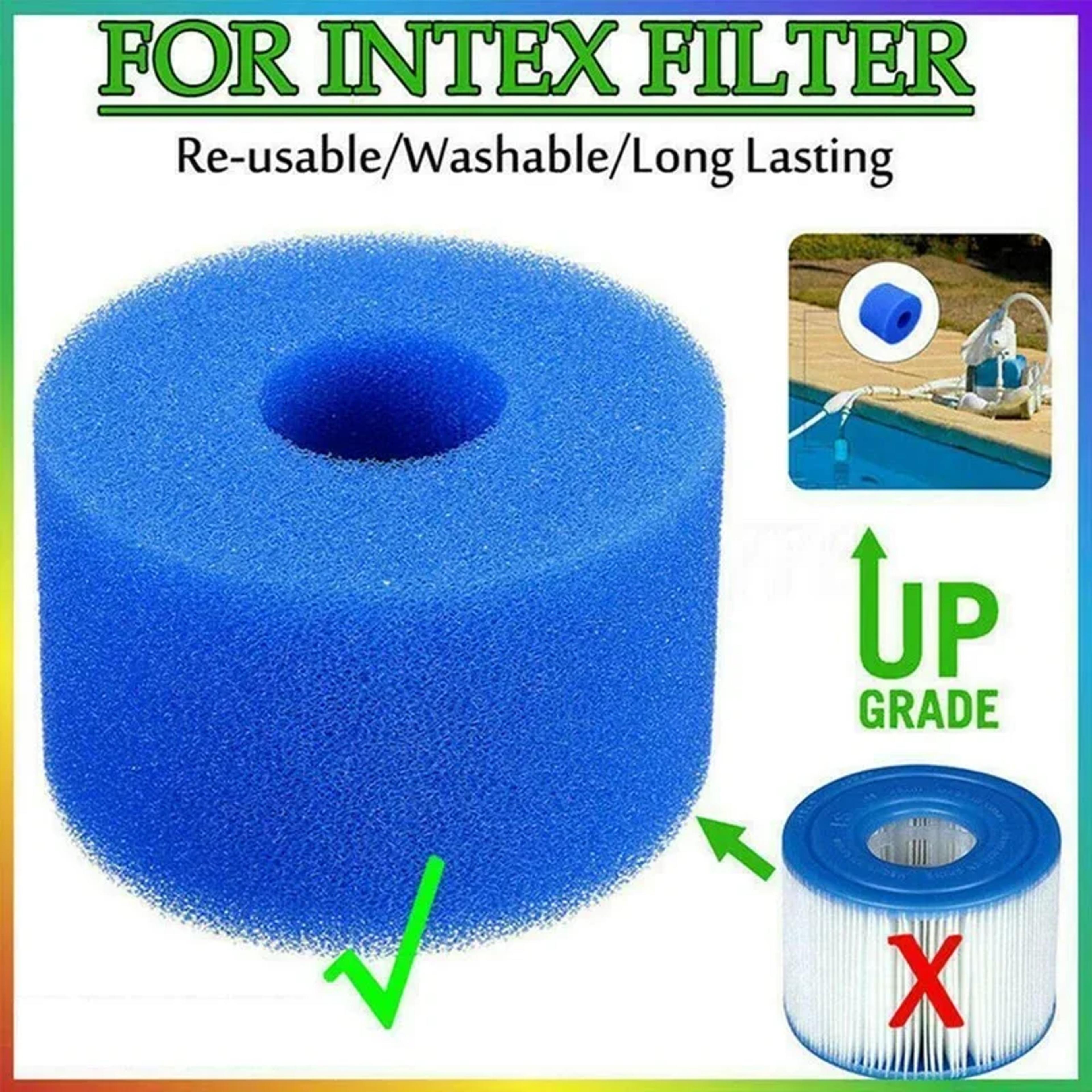 reusable foam hot tub filter cartridge pack for intex pure spa washable spa filter replacement