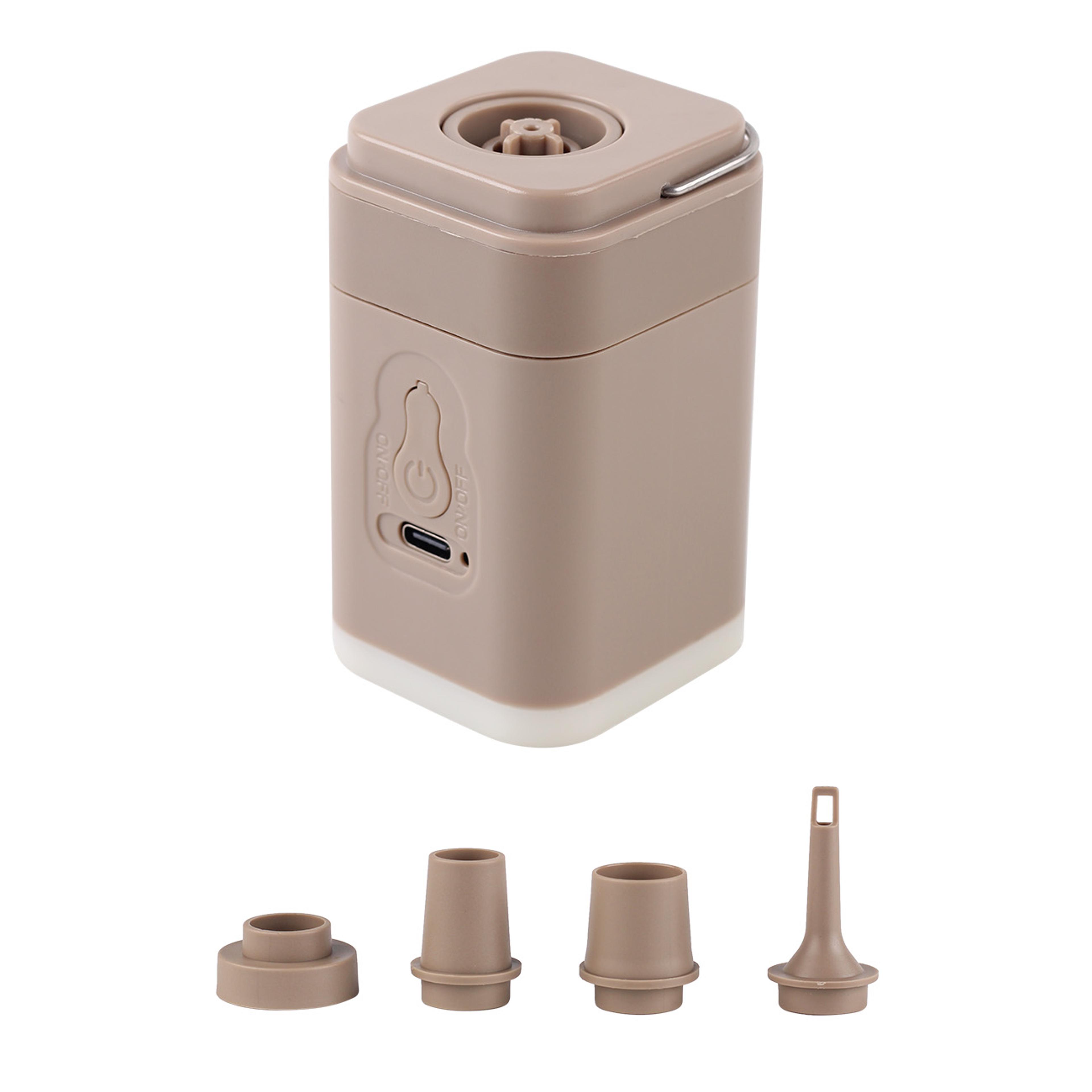 portable electric air pump usb c rechargeable for pool floats, air mattresses & inflatables