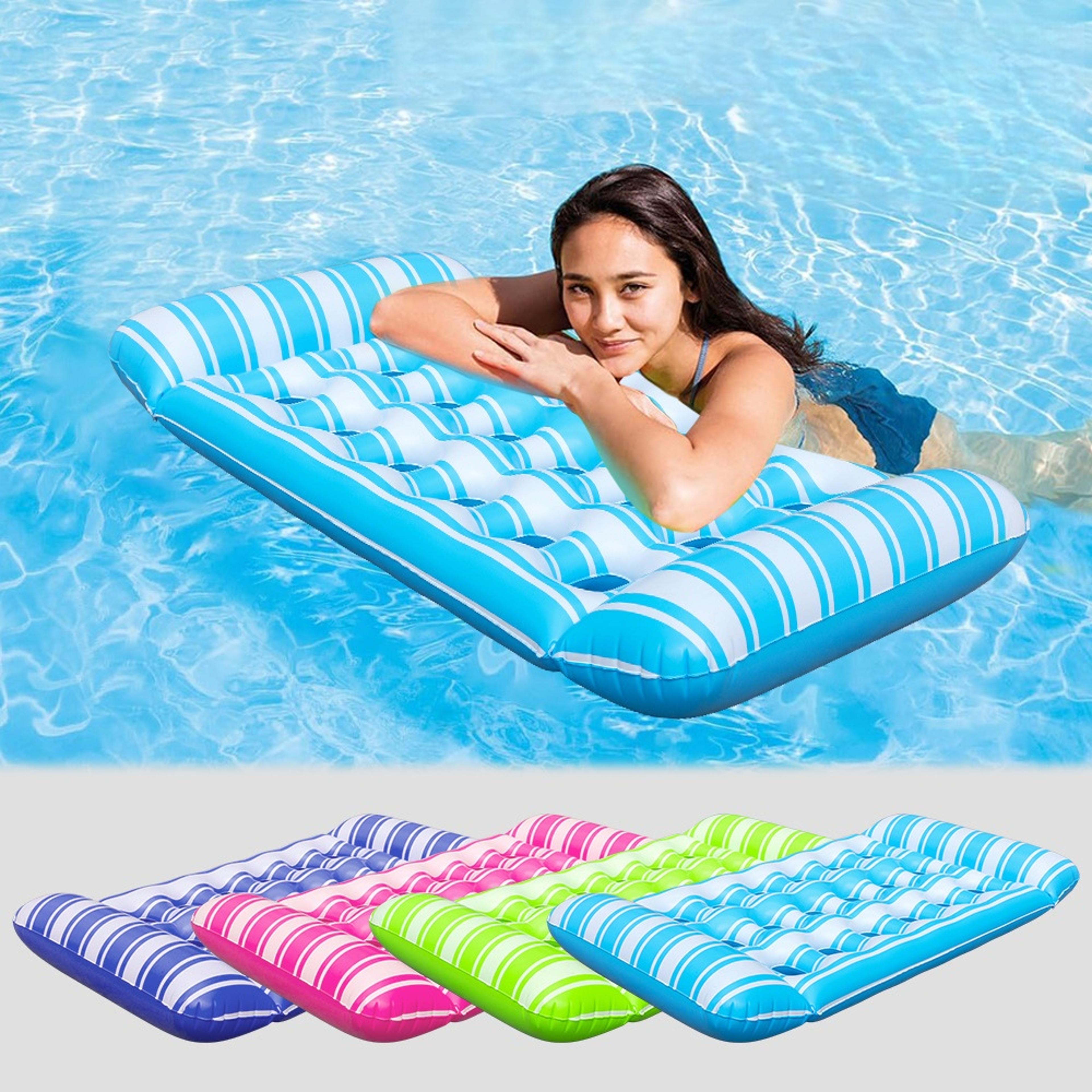 foldable water hammock inflatable pool float lounge for beach & swimming relaxation