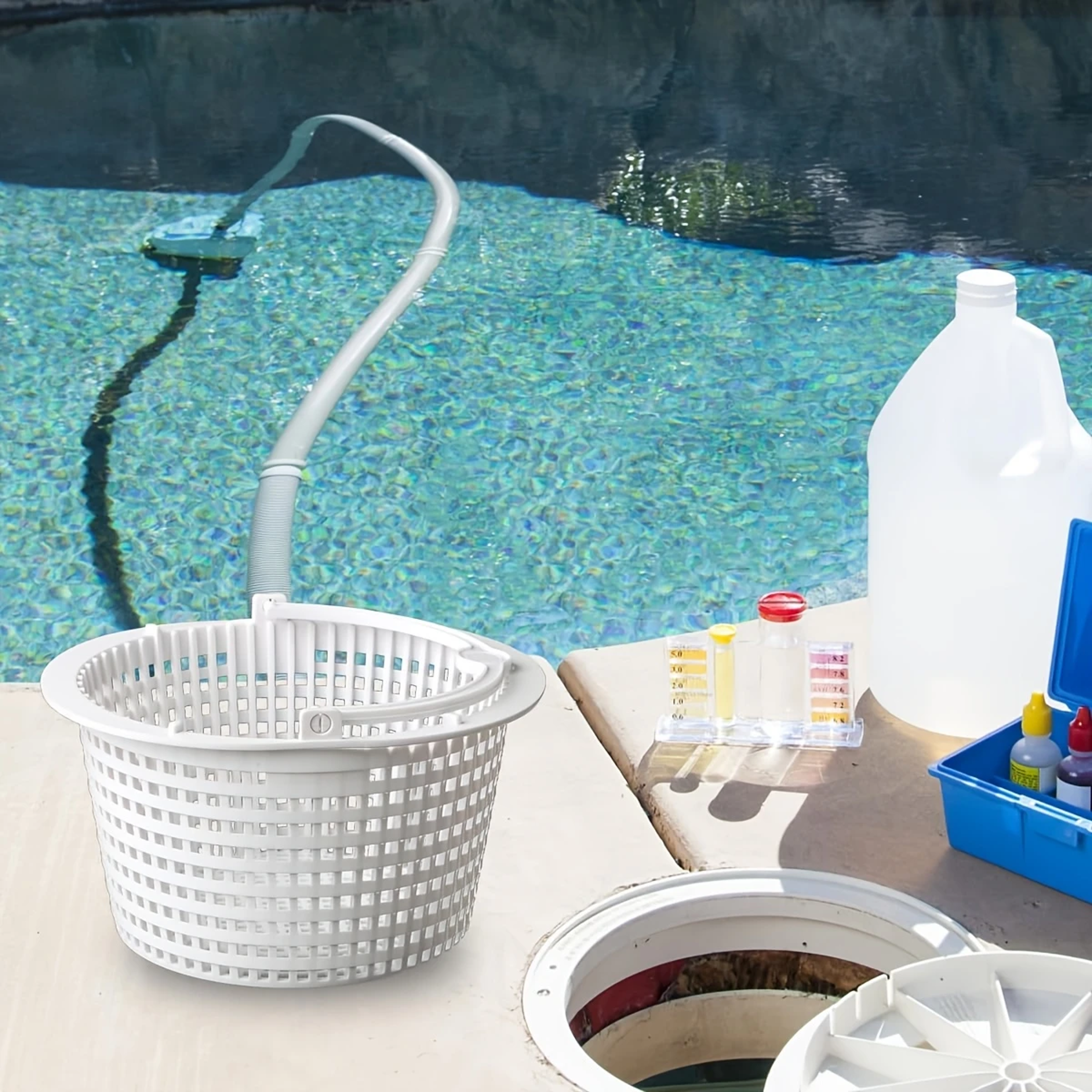 pool skimmer basket replacement durable pool filter basket leaf strainer