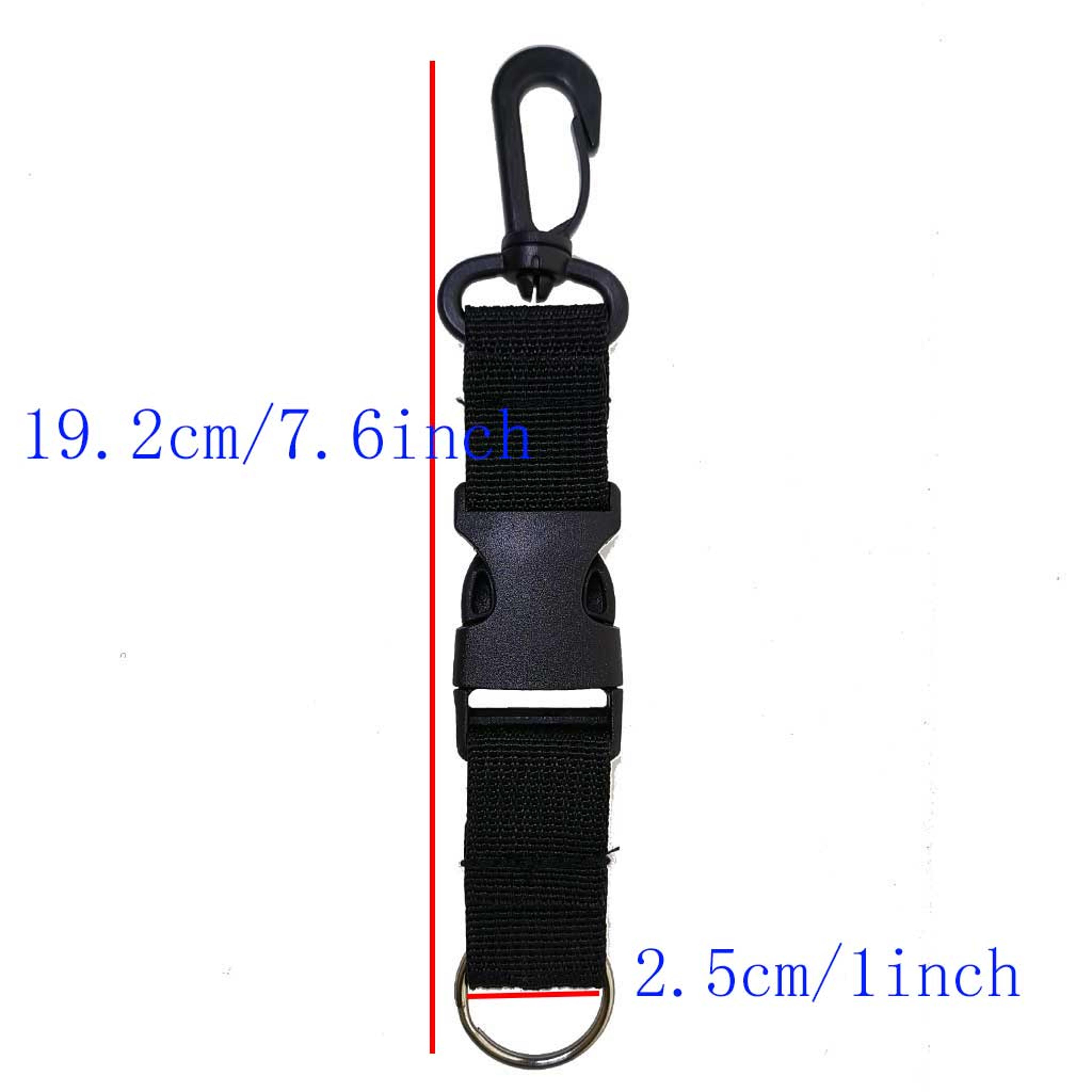 quick release scuba diving lanyard bcd clip holder for spearfishing & dive accessories