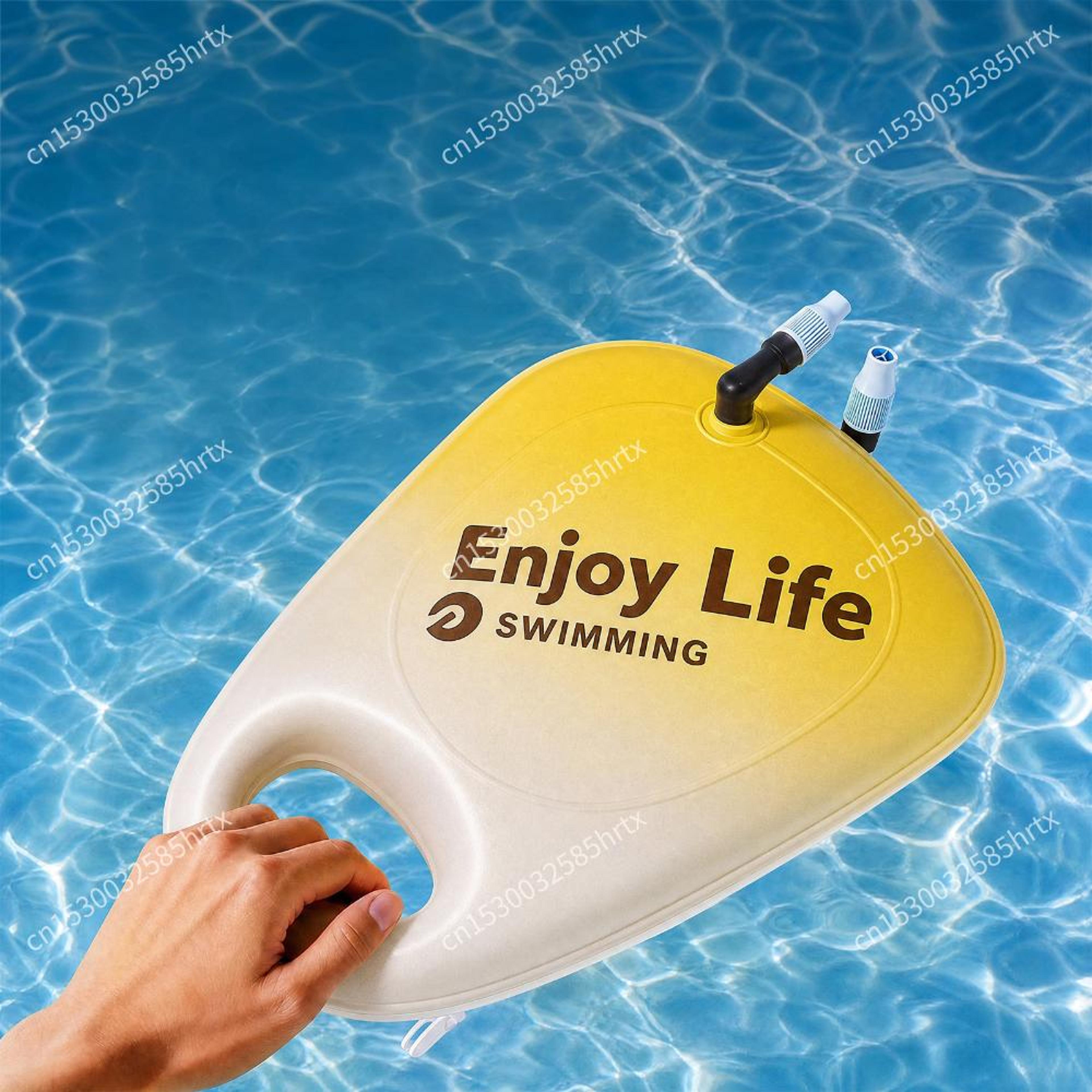 open water swim buoy with waterproof storage lightweight inflatable swimming safety buoy