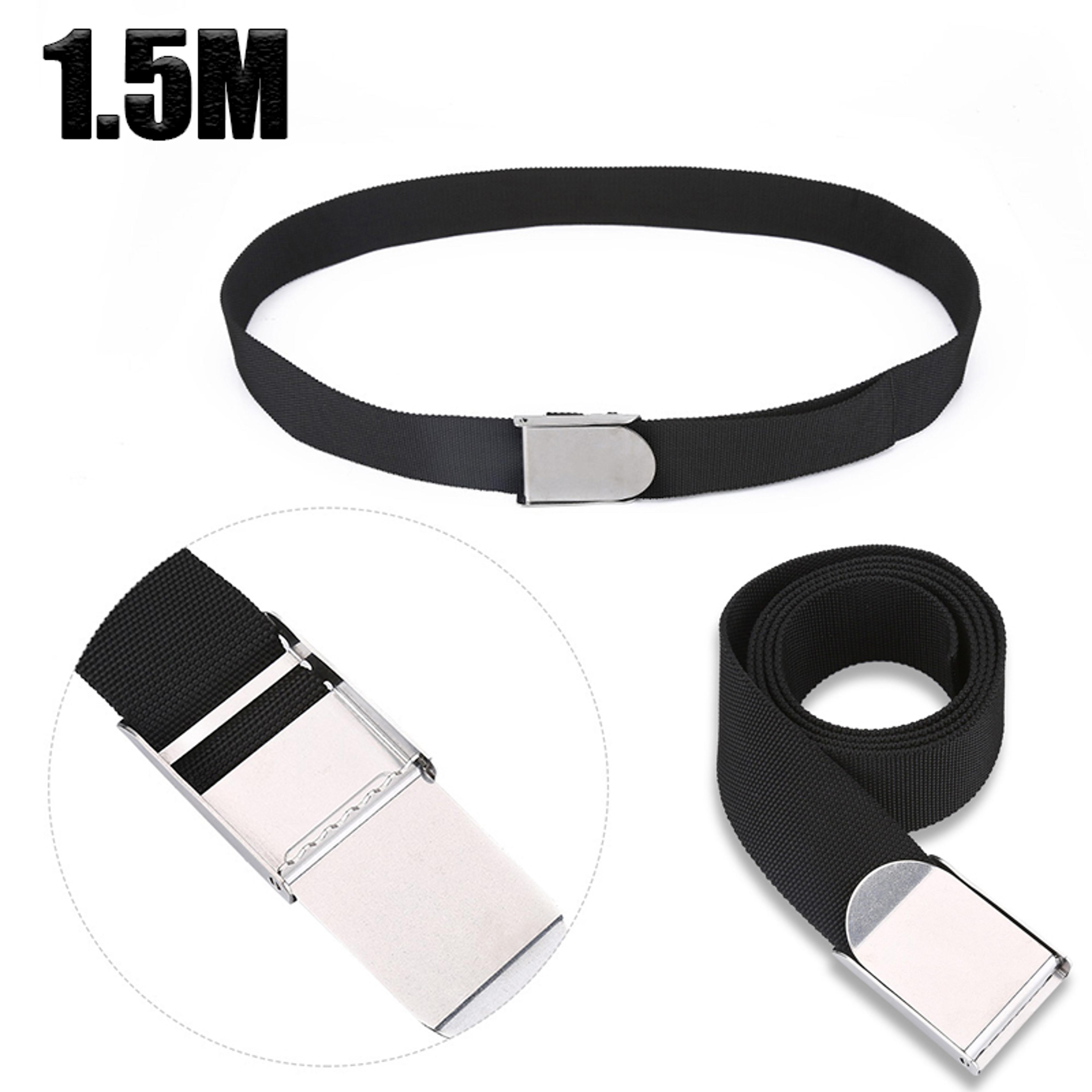 heavy duty scuba diving weight belt webbing strap with buckle for backplate harness & spearfishing
