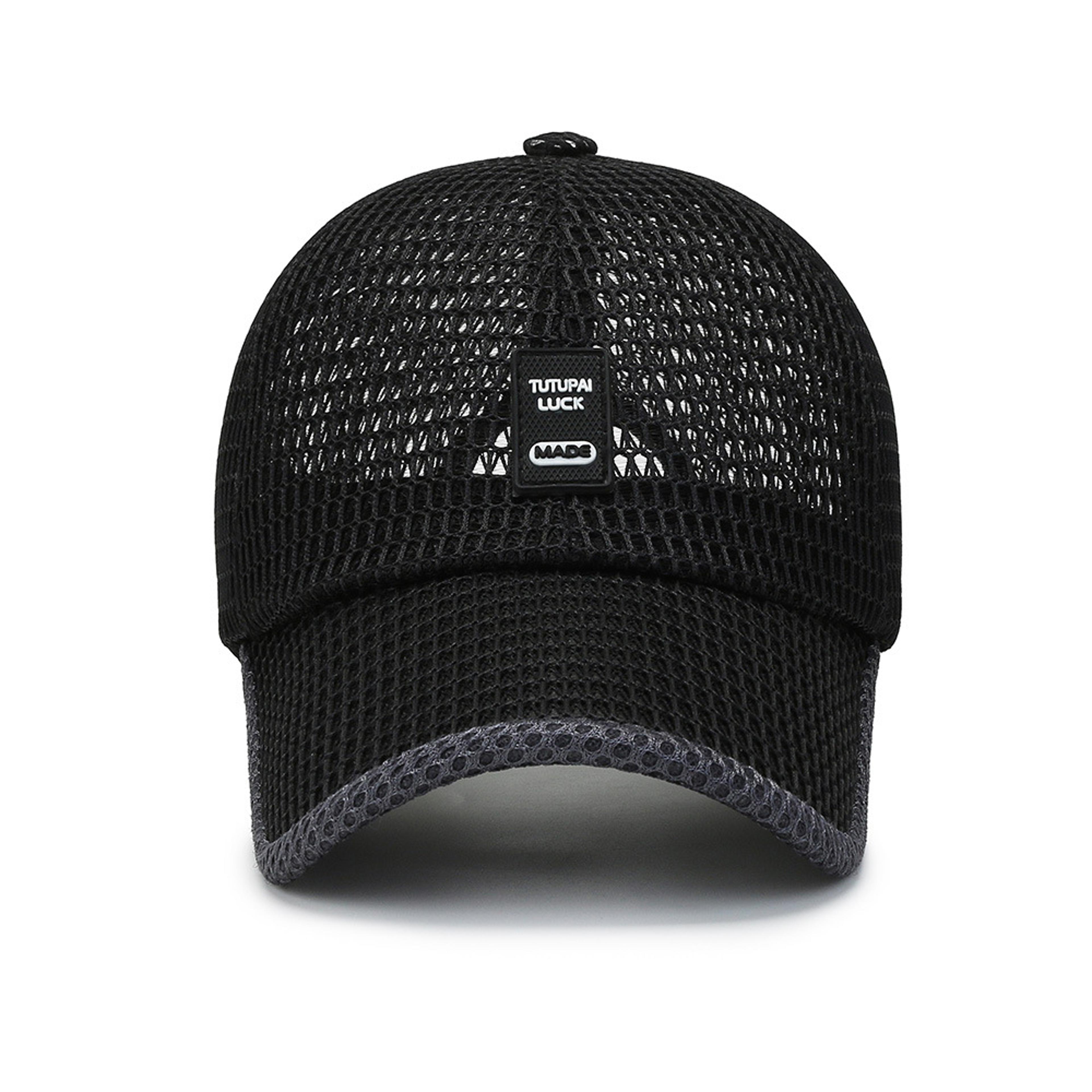mesh baseball cap breathable summer cap adjustable trucker dad hat for outdoor adventures
