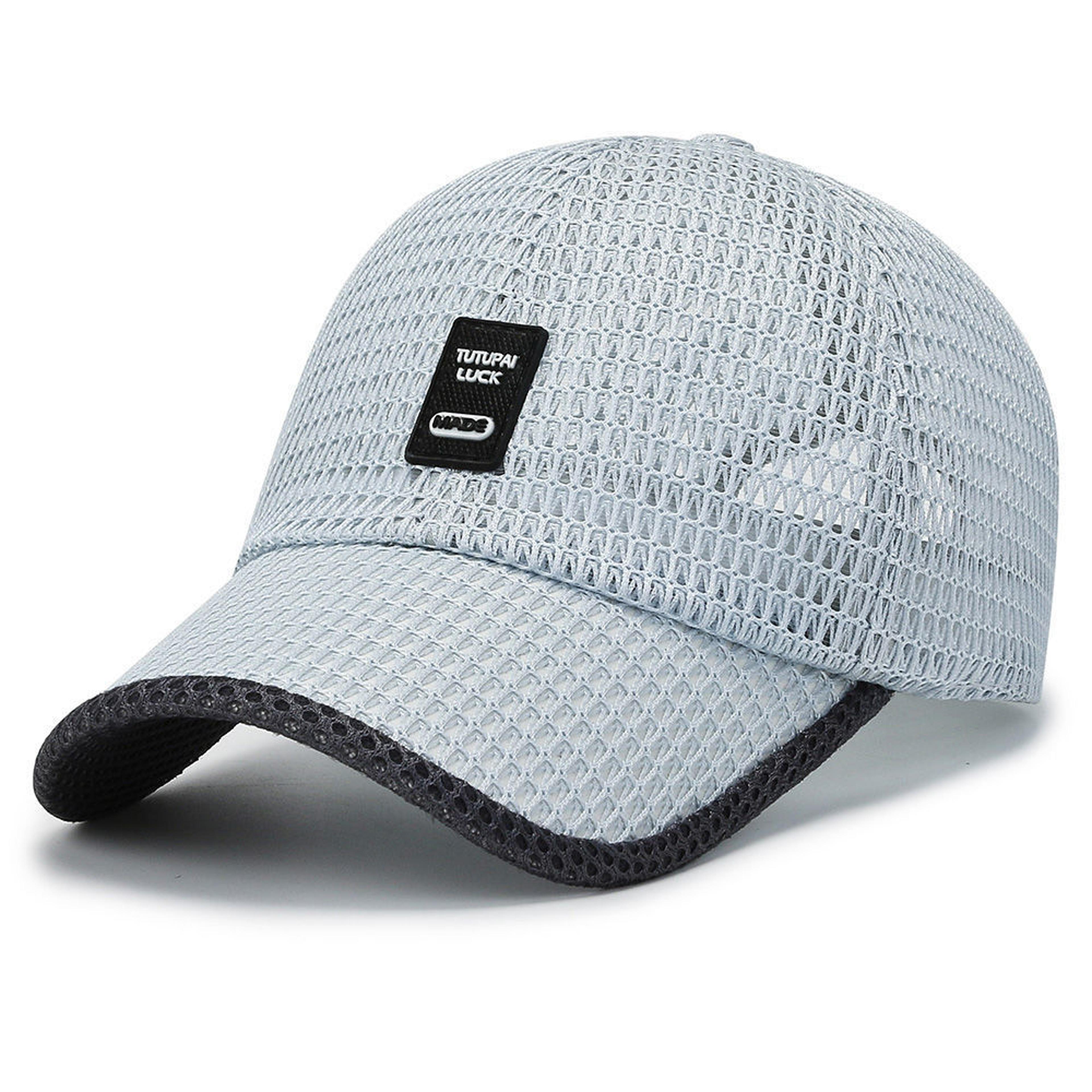 mesh baseball cap breathable trucker mens summer hat for fishing & outdoor adventures