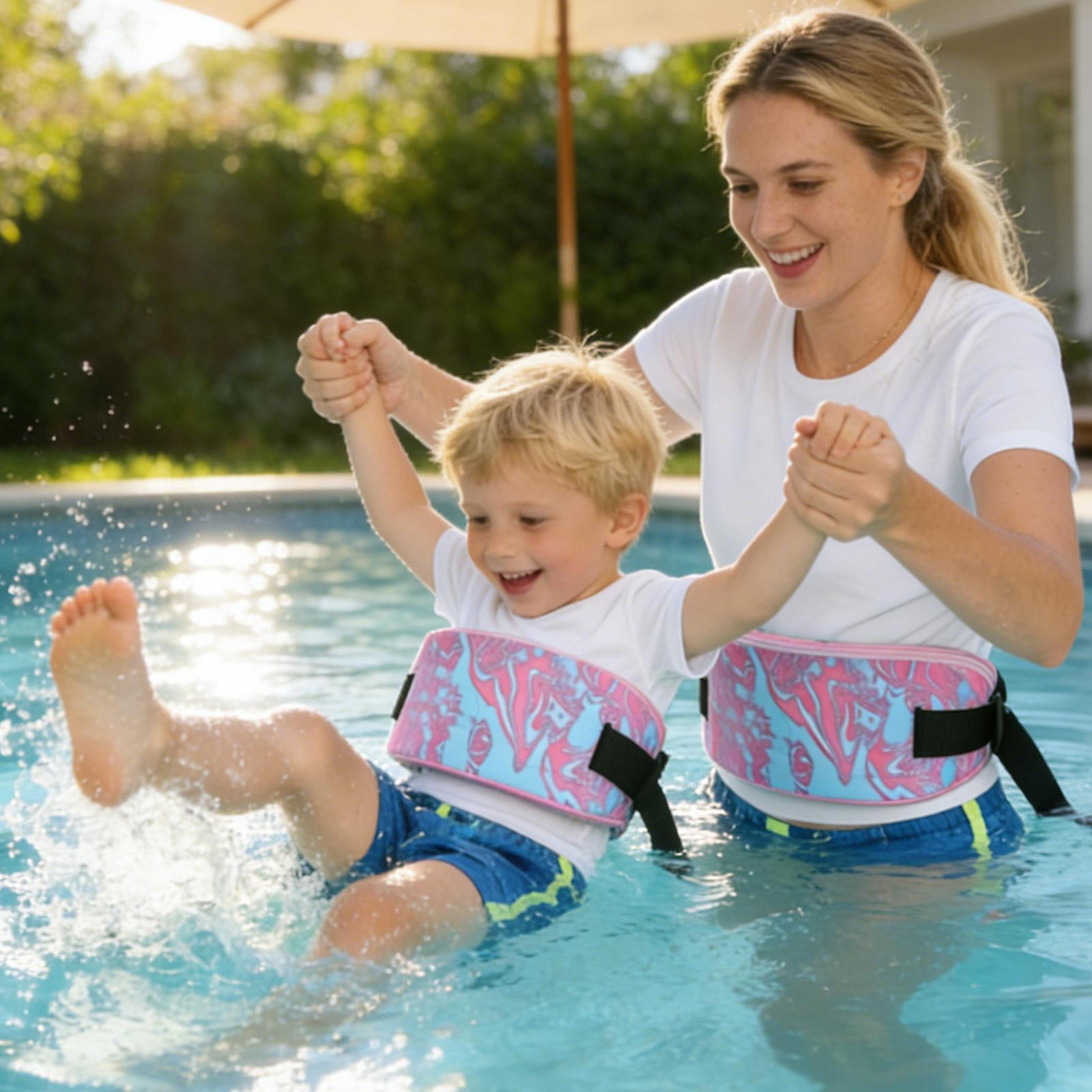 adjustable swim training belt eva buoyancy belt for water aerobics, swim lessons & pool fitness