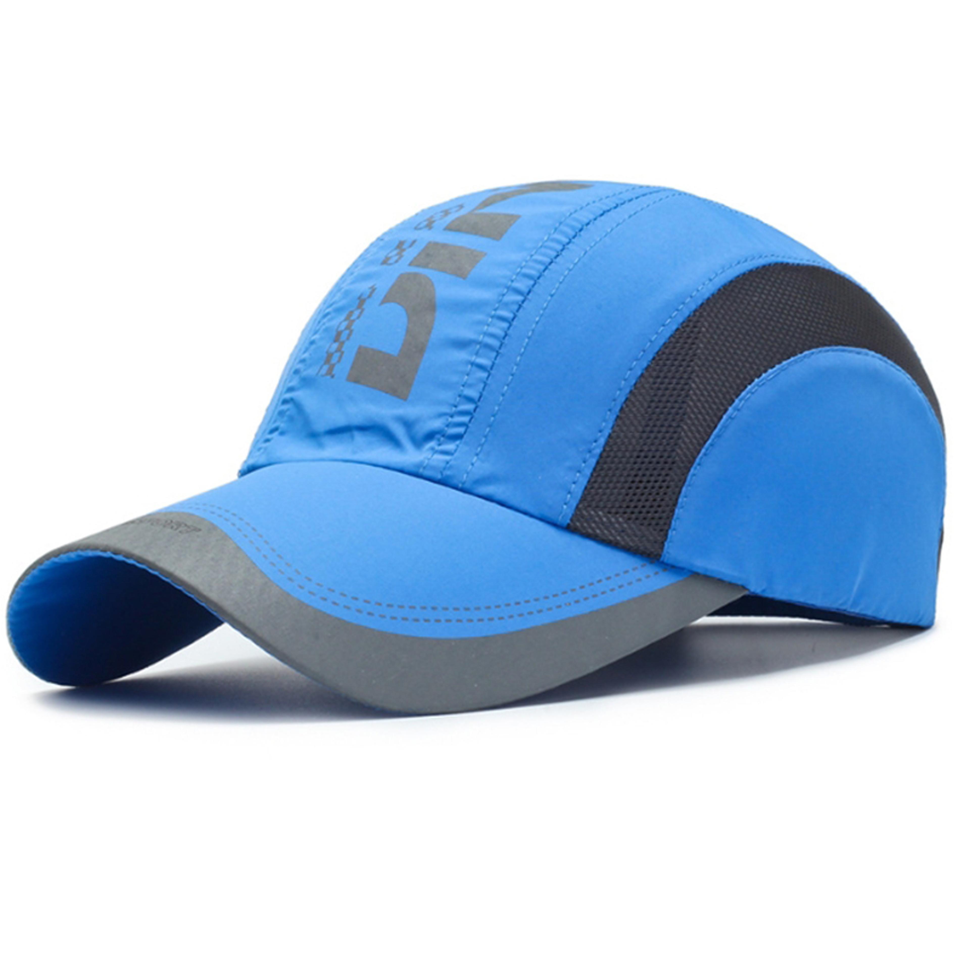 quick dry baseball cap breathable mesh outdoor sports hat for running, hiking & summer wear