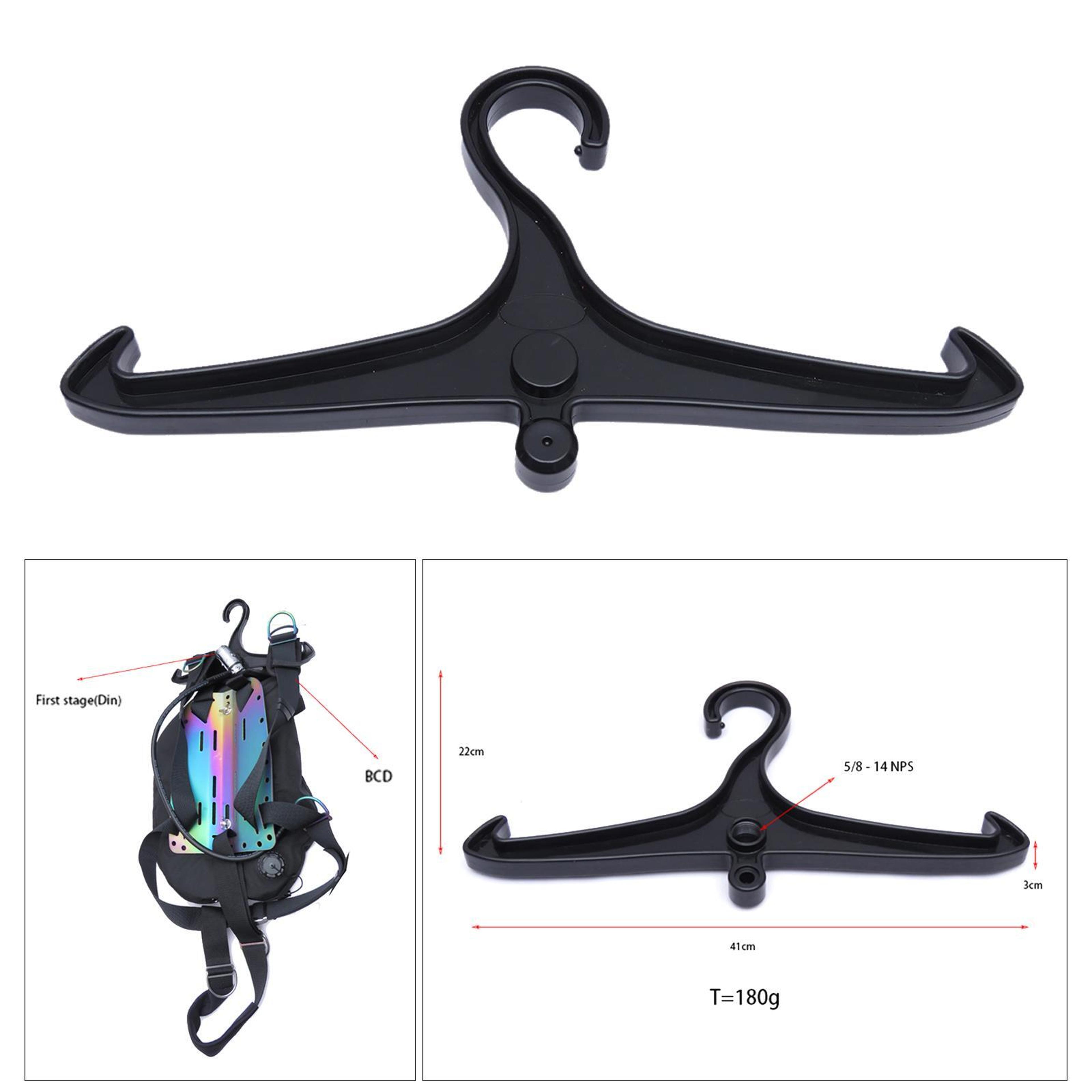 multi purpose scuba gear hanger & bcd hanger for wetsuits, boots and snorkeling equipment