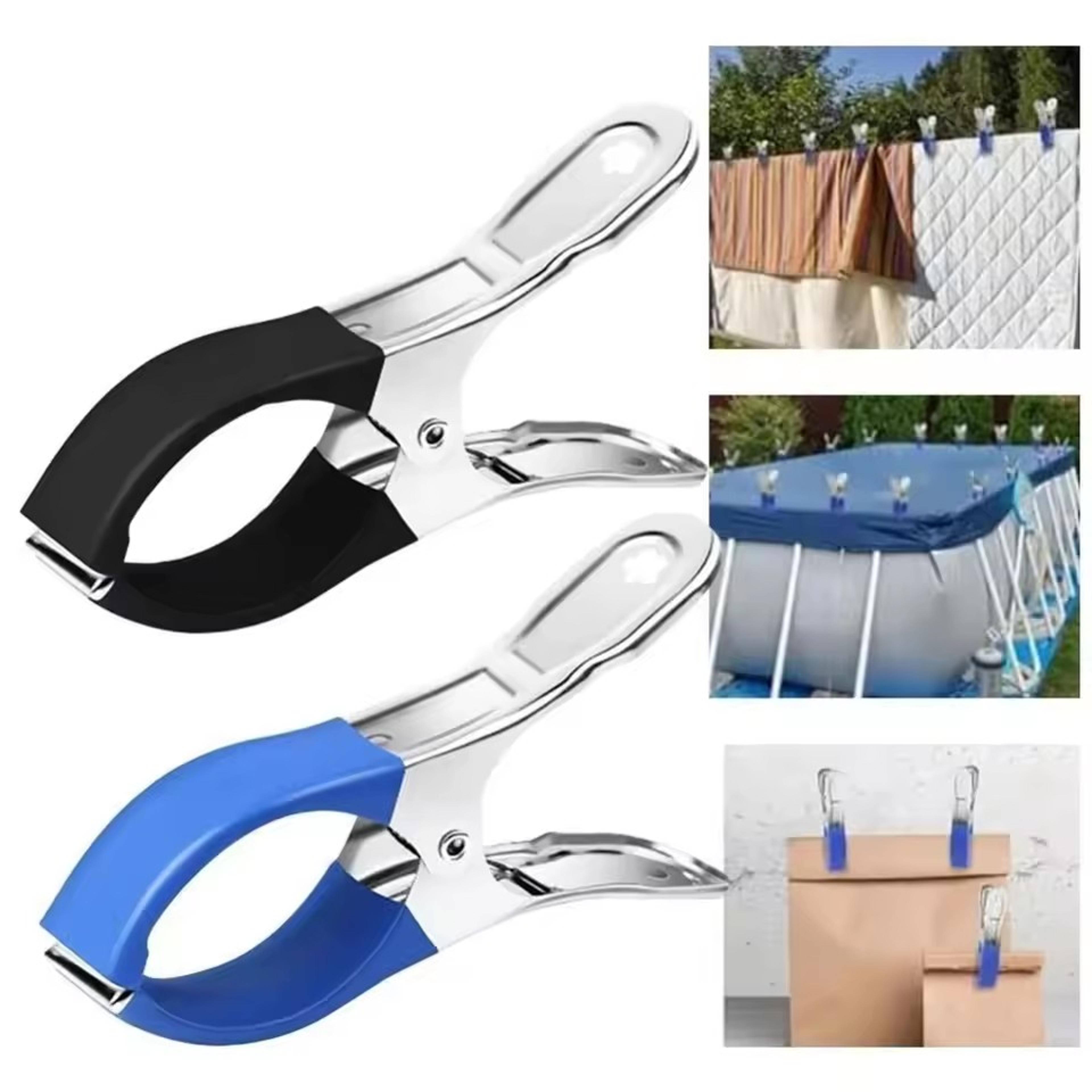 heavy duty stainless steel pool clips for above ground pool cover windproof spring clamp set