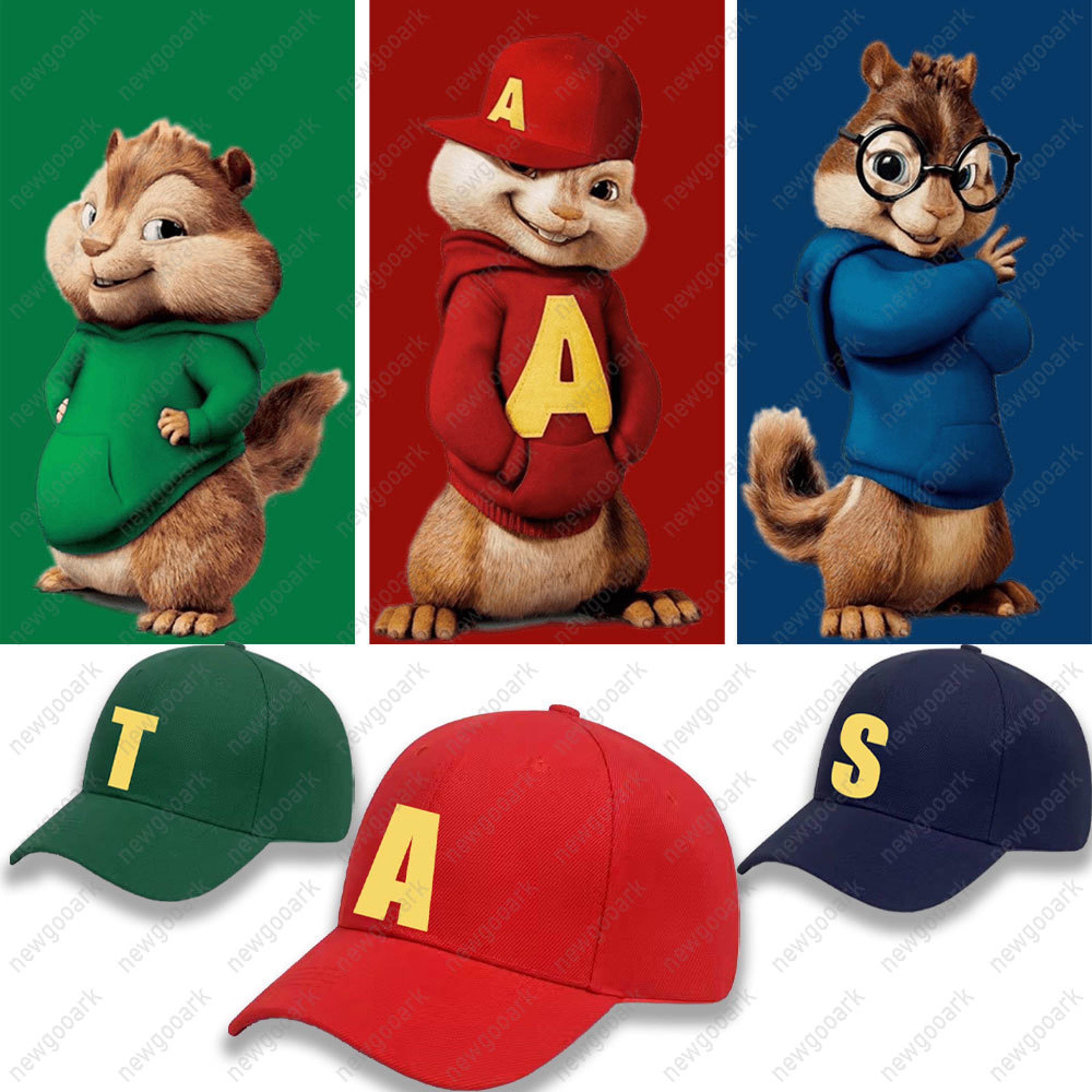 alvin and the chipmunks adjustable baseball cap unisex movie fan cartoon baseball hat