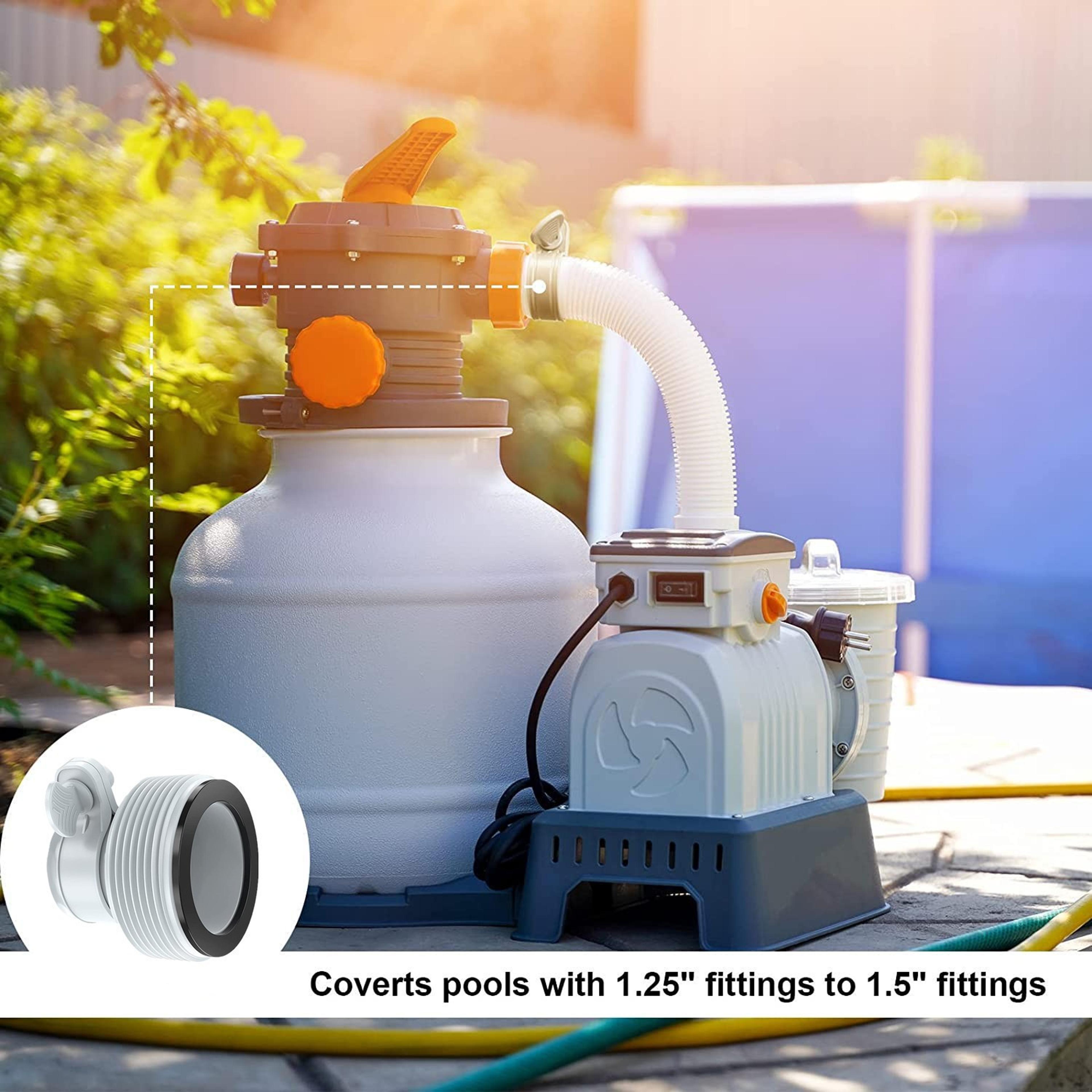 pool pump adapter inch pool hose connector conversion fitting for filter systems