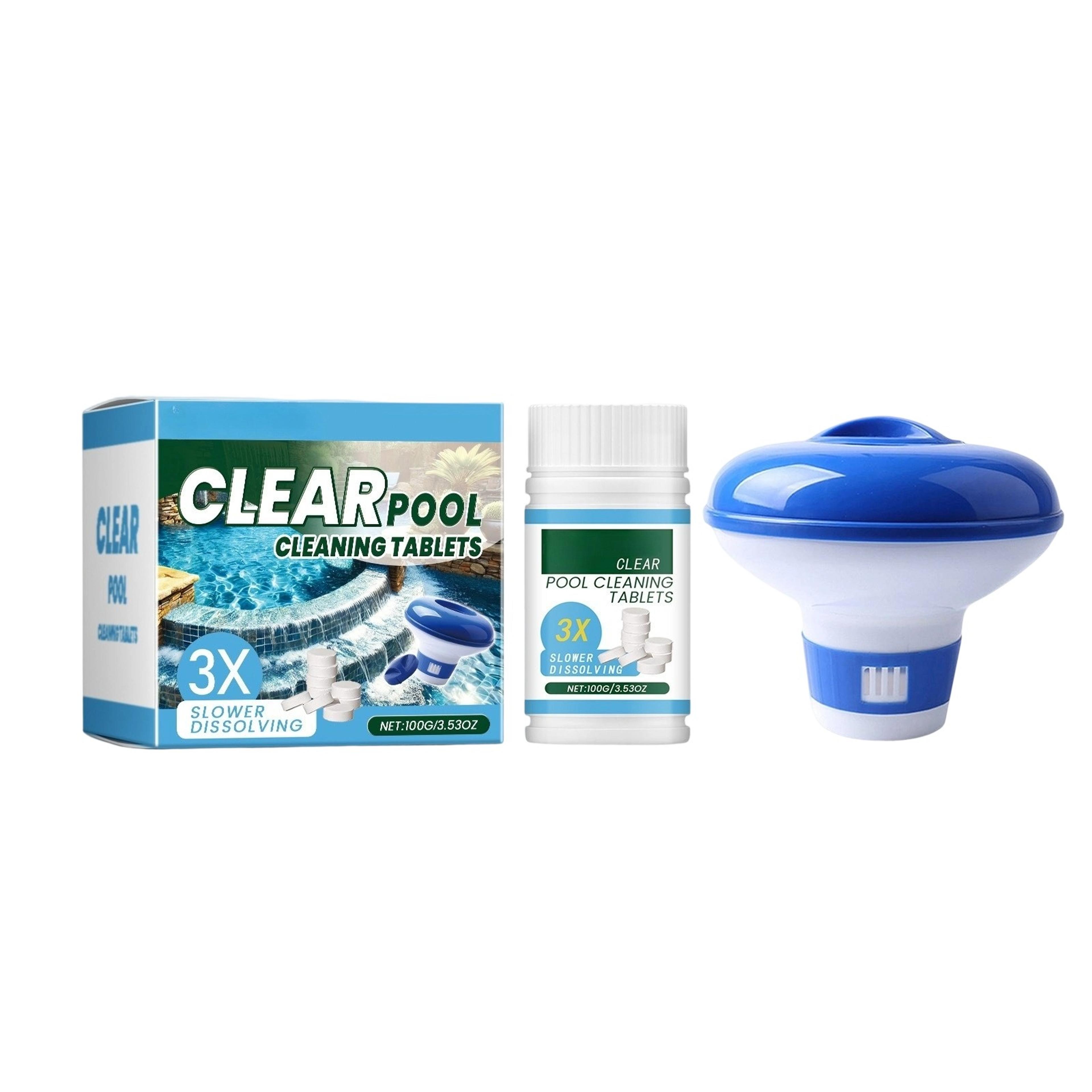 automatic floating pool chlorine dispenser for pools, spas & hot tubs with adjustable chemical release
