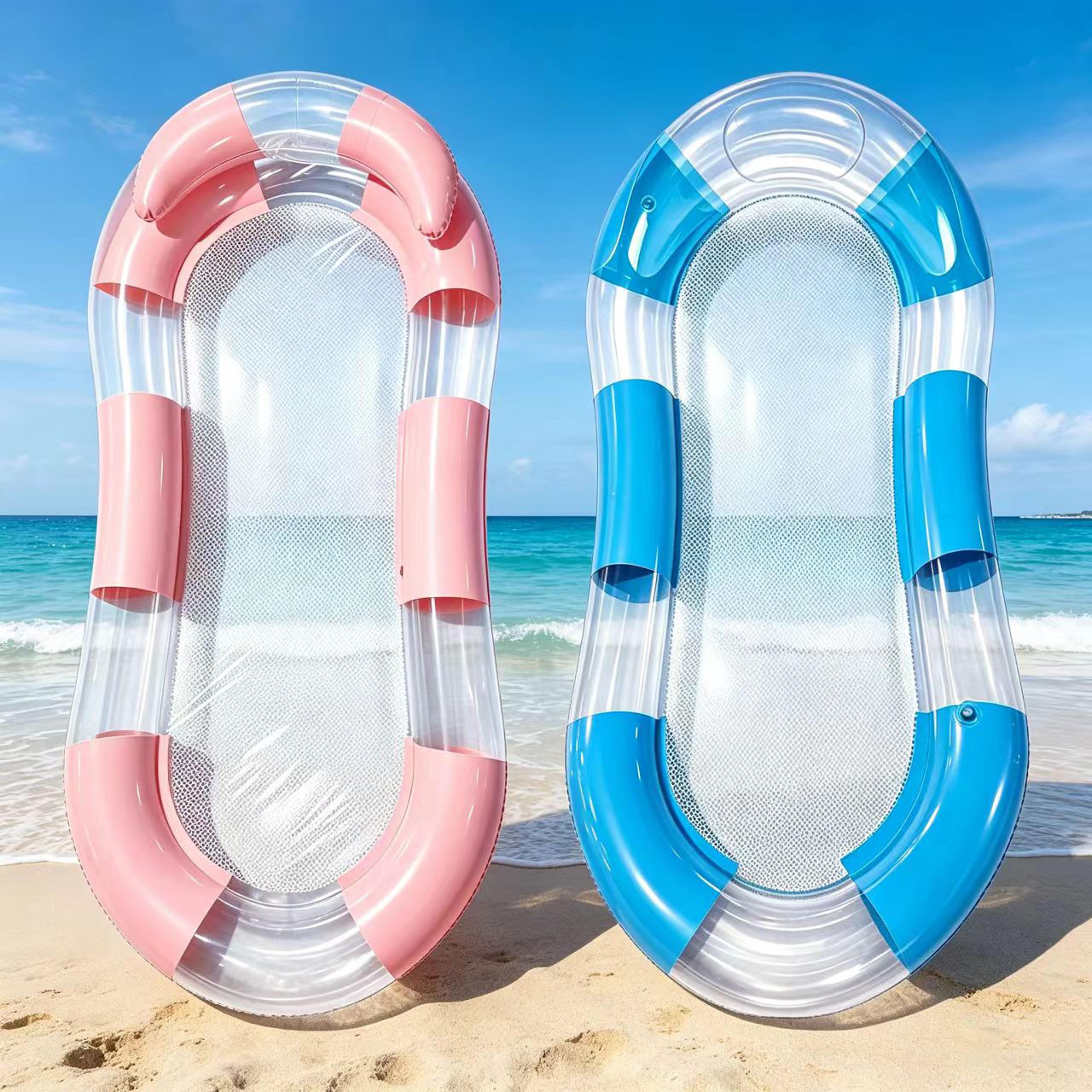 luxury inflatable pool float water hammock lounge chair for adults