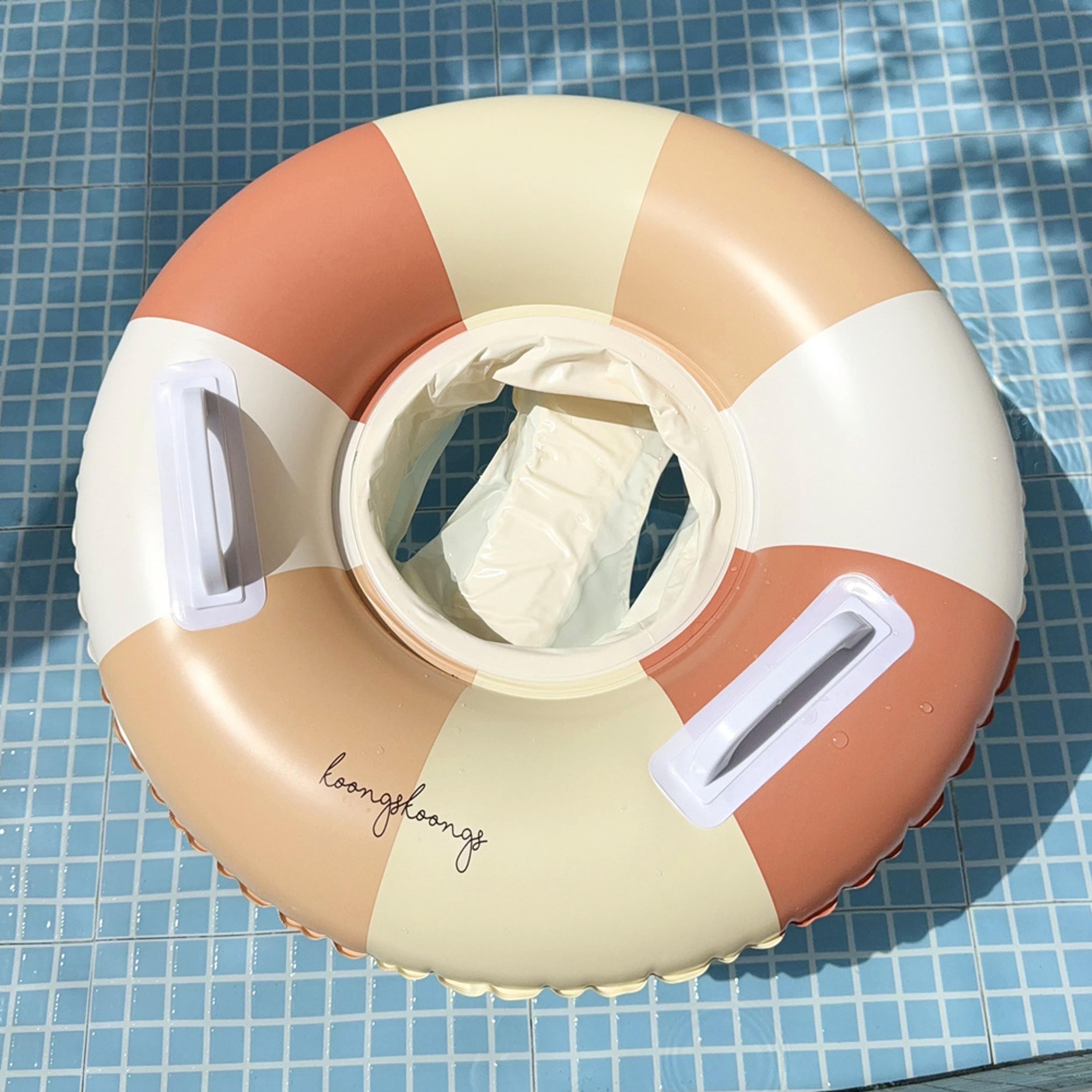 comfortfloat pool float inflatable swim ring for beach and pool fun