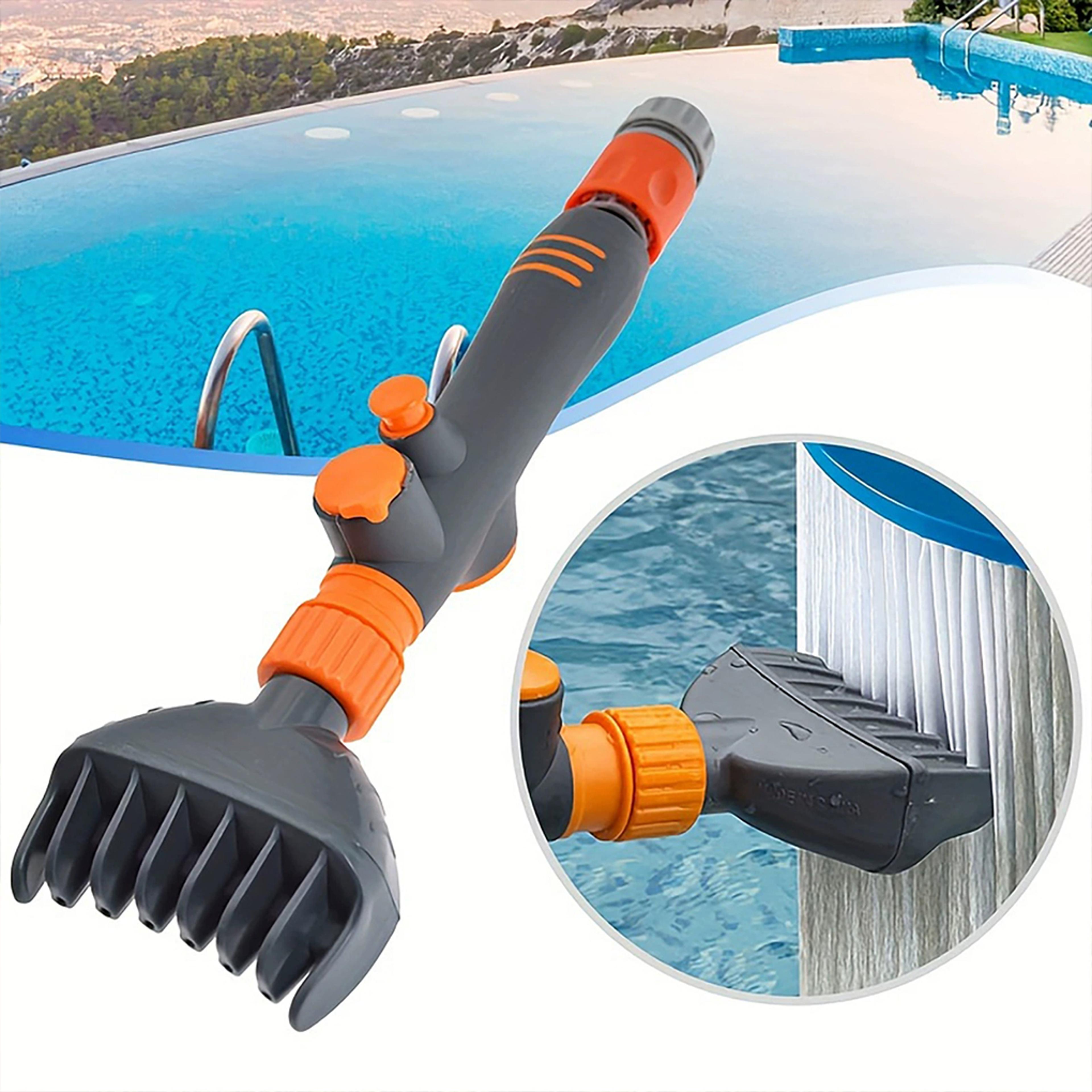 portable pool filter cleaner hose attachment for cartridge filter & hot tub spa maintenance