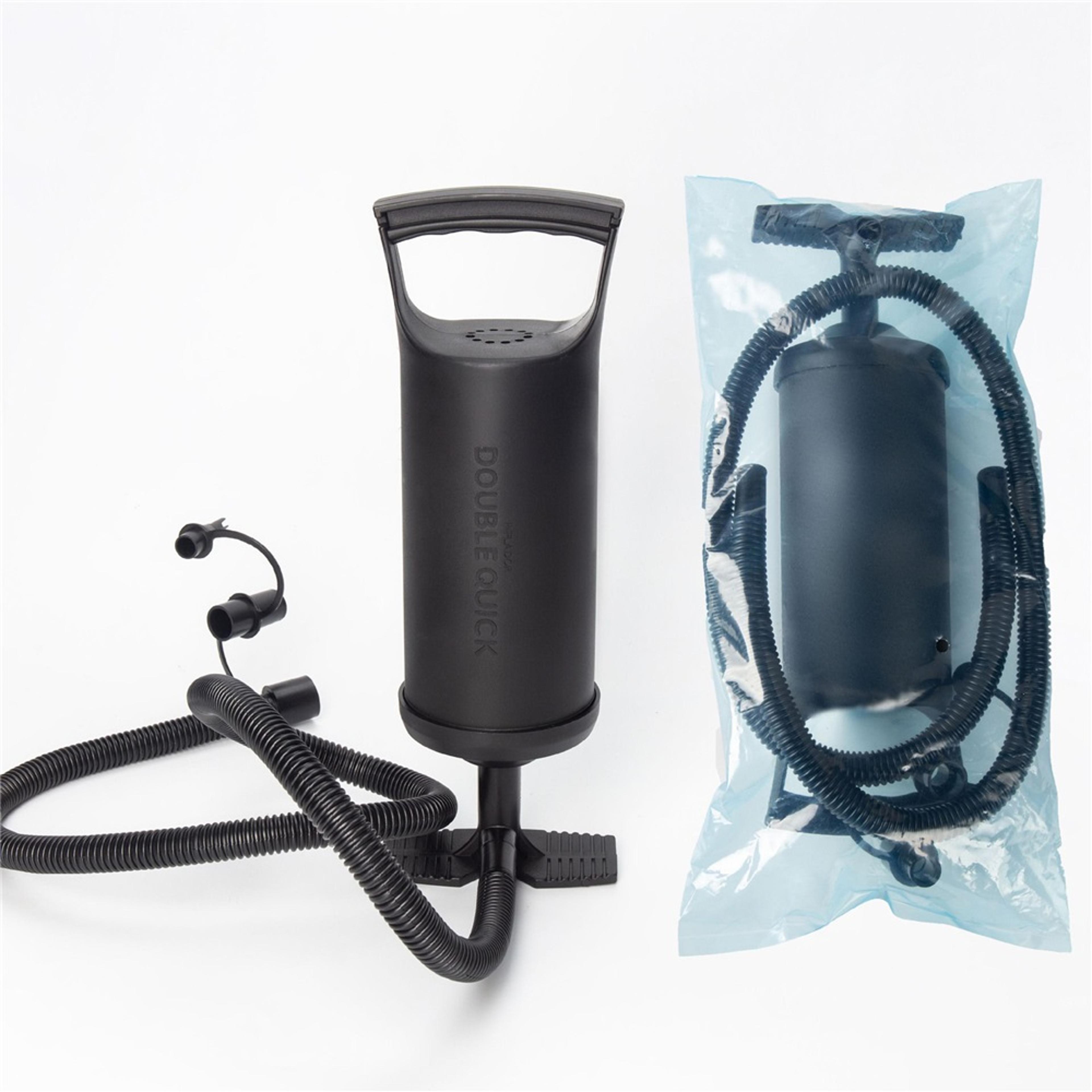 portable hand air pump for pool floats air beds balloons lightweight manual inflator