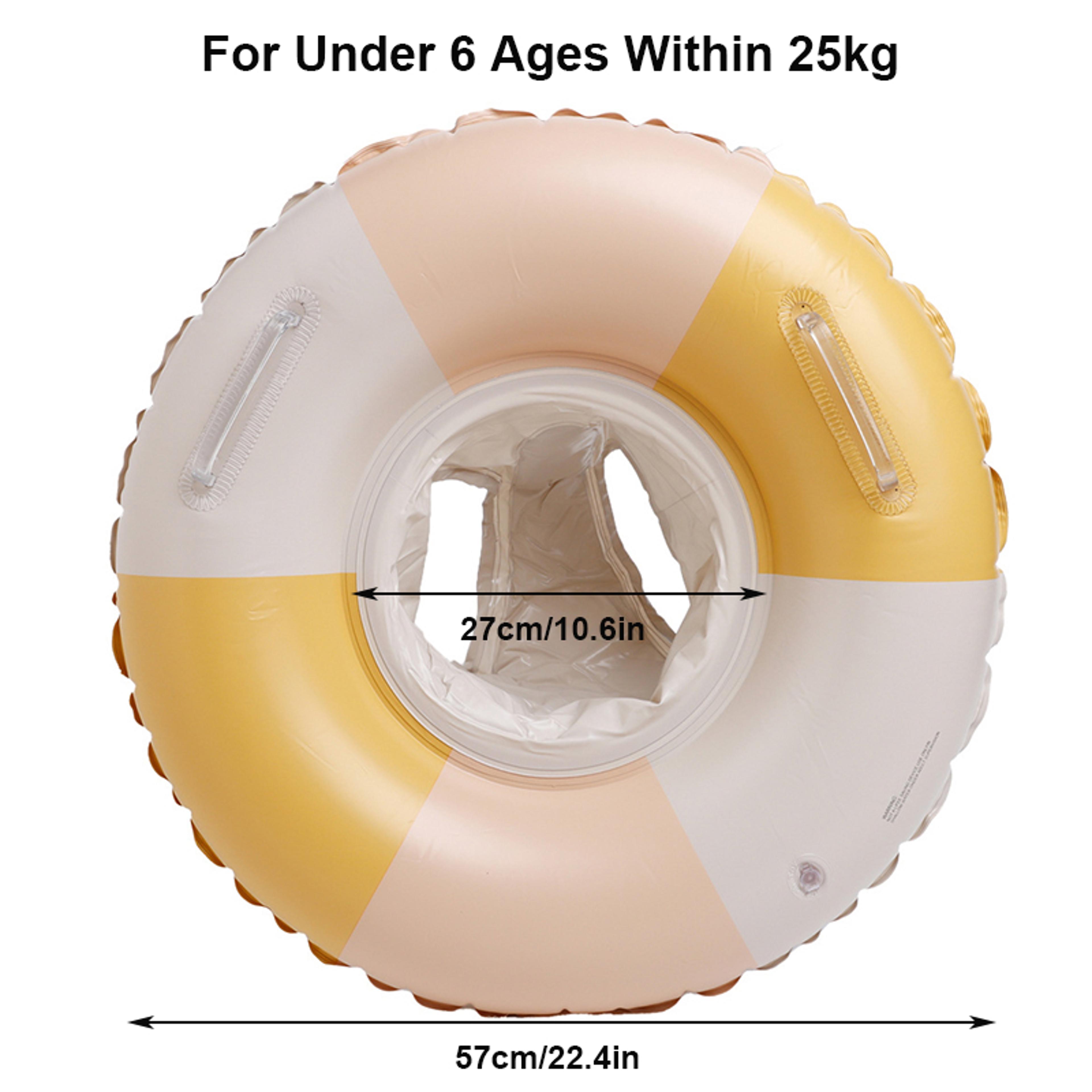 summer inflatable swim ring pool float tube for beach, pool & water fun