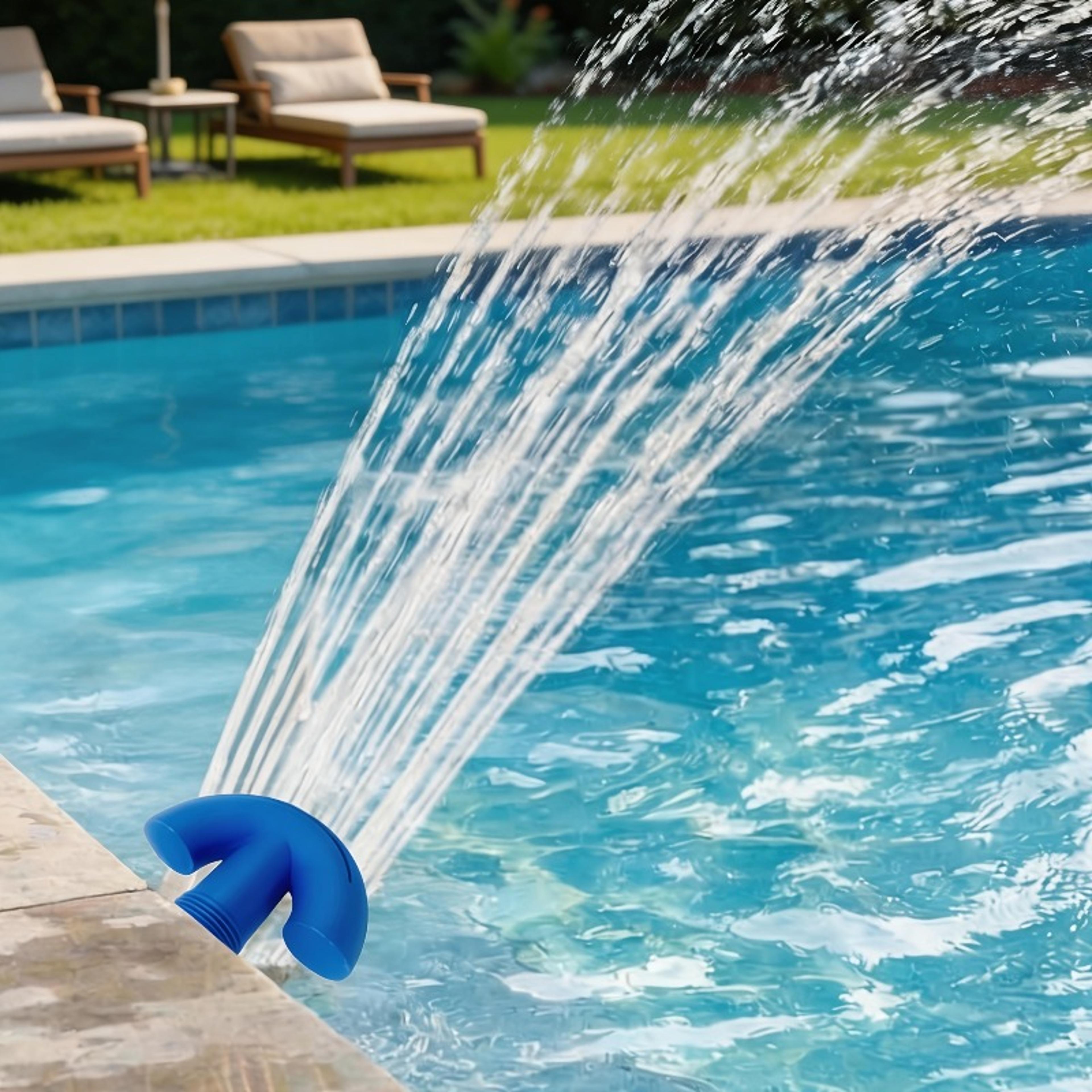 universal pool fountain waterfall aerator for above ground & inground pools