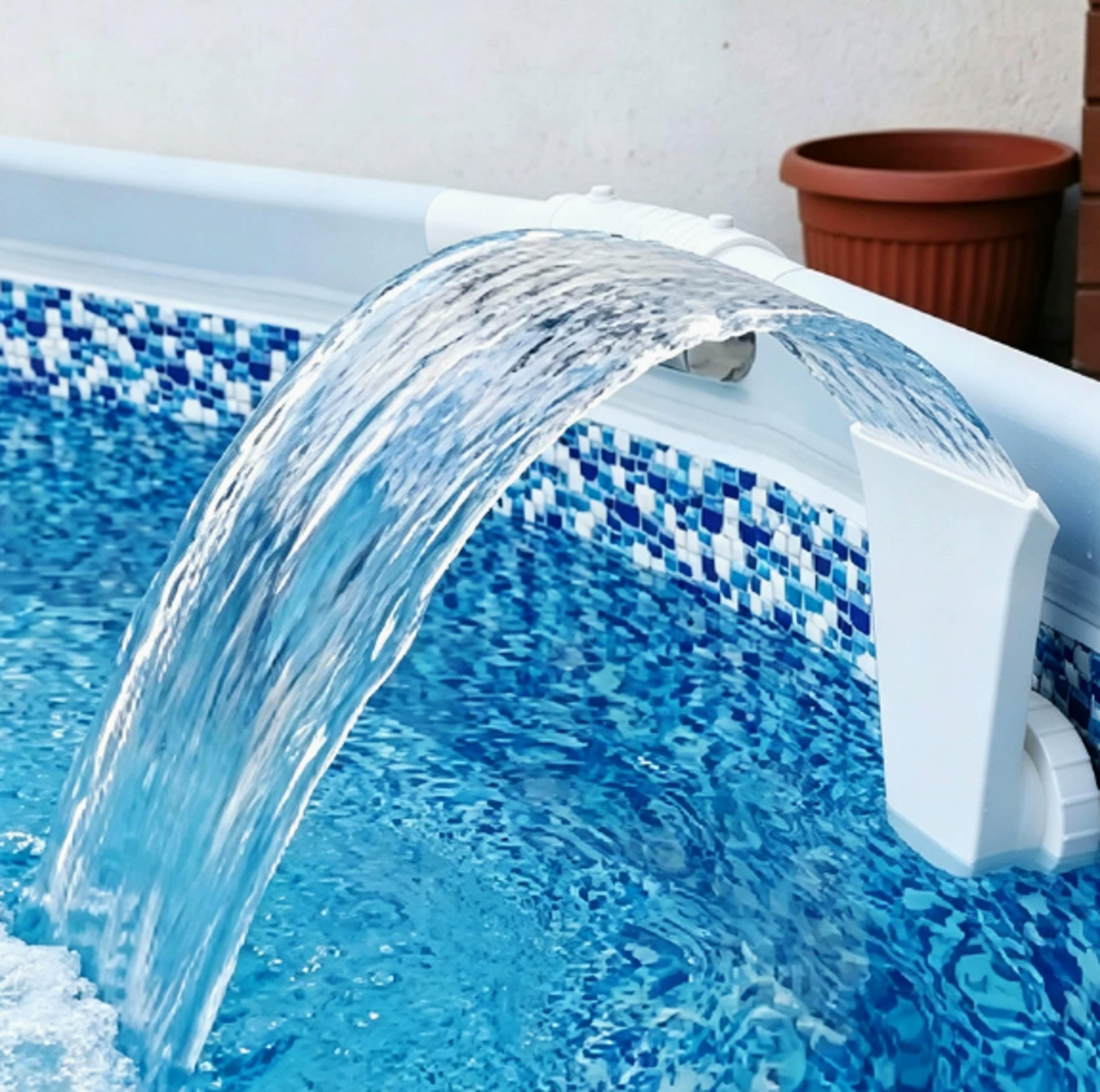 pool fountain nozzle for above ground pools durable waterfall spray water feature accessory