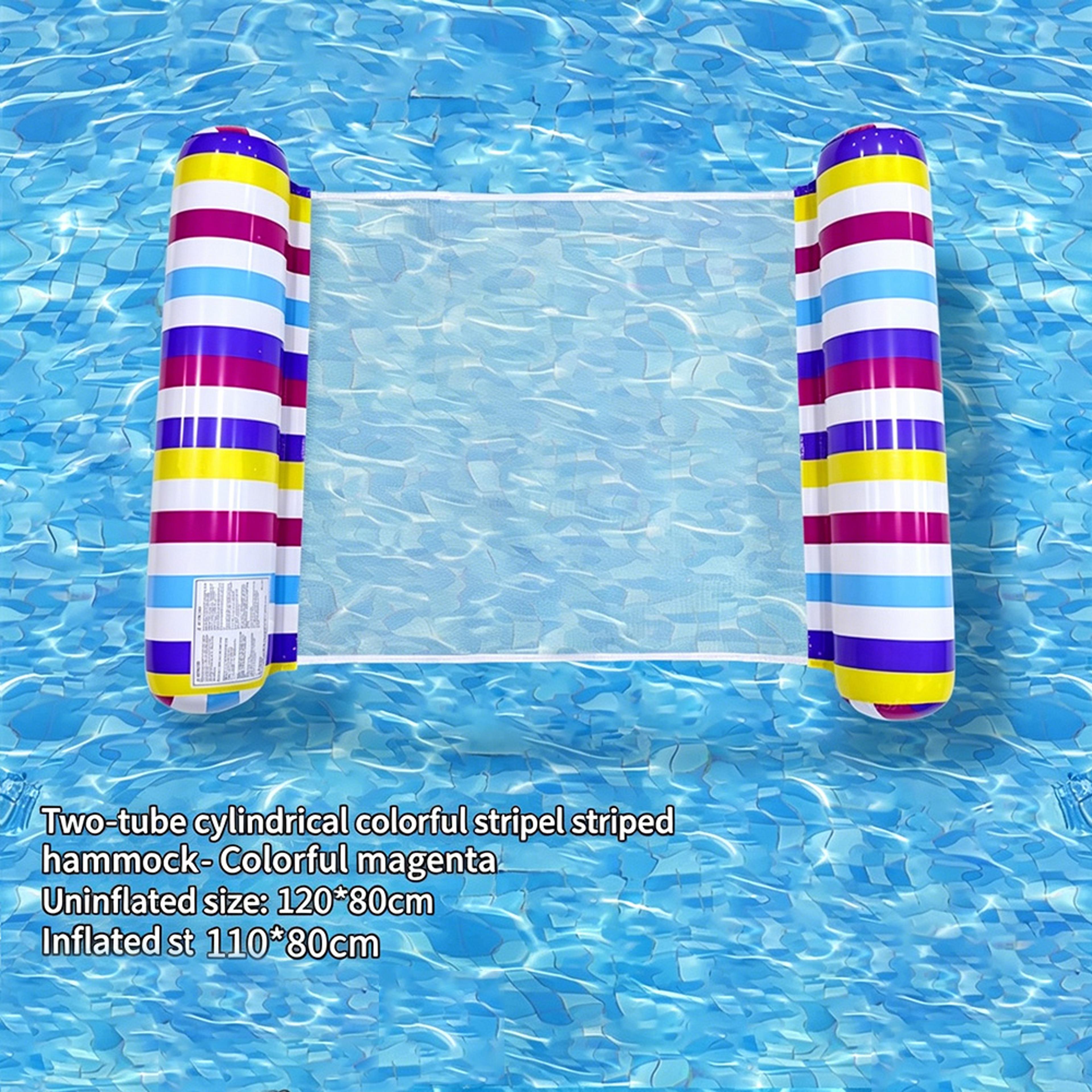 inflatable pool float water hammock & pool lounger for adults with thick pvc design