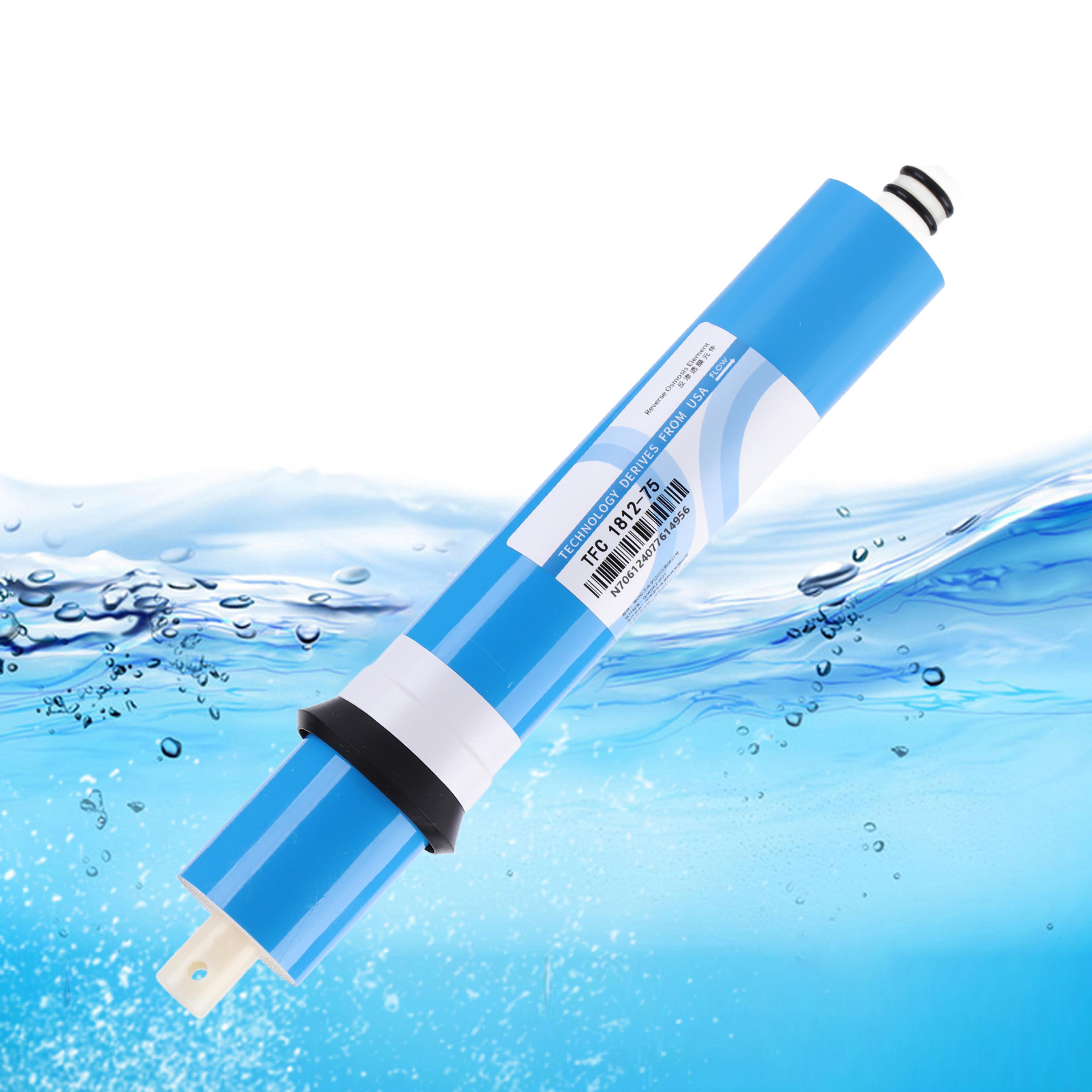 ultra low pressure reverse osmosis membrane replacement water filter cartridge for home systems