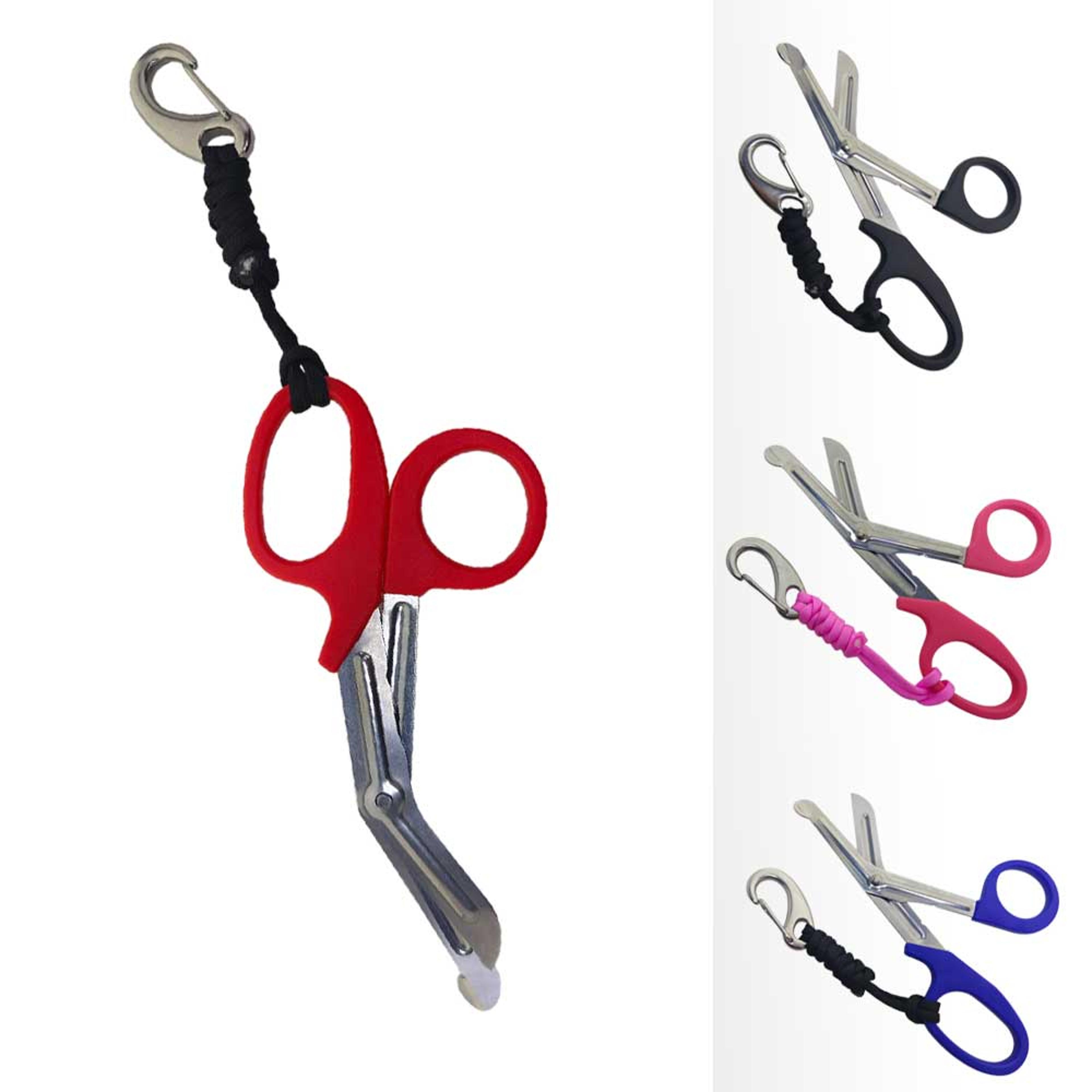 stainless steel diving scissors with safety hook heavy duty underwater scissors for scuba & rescue