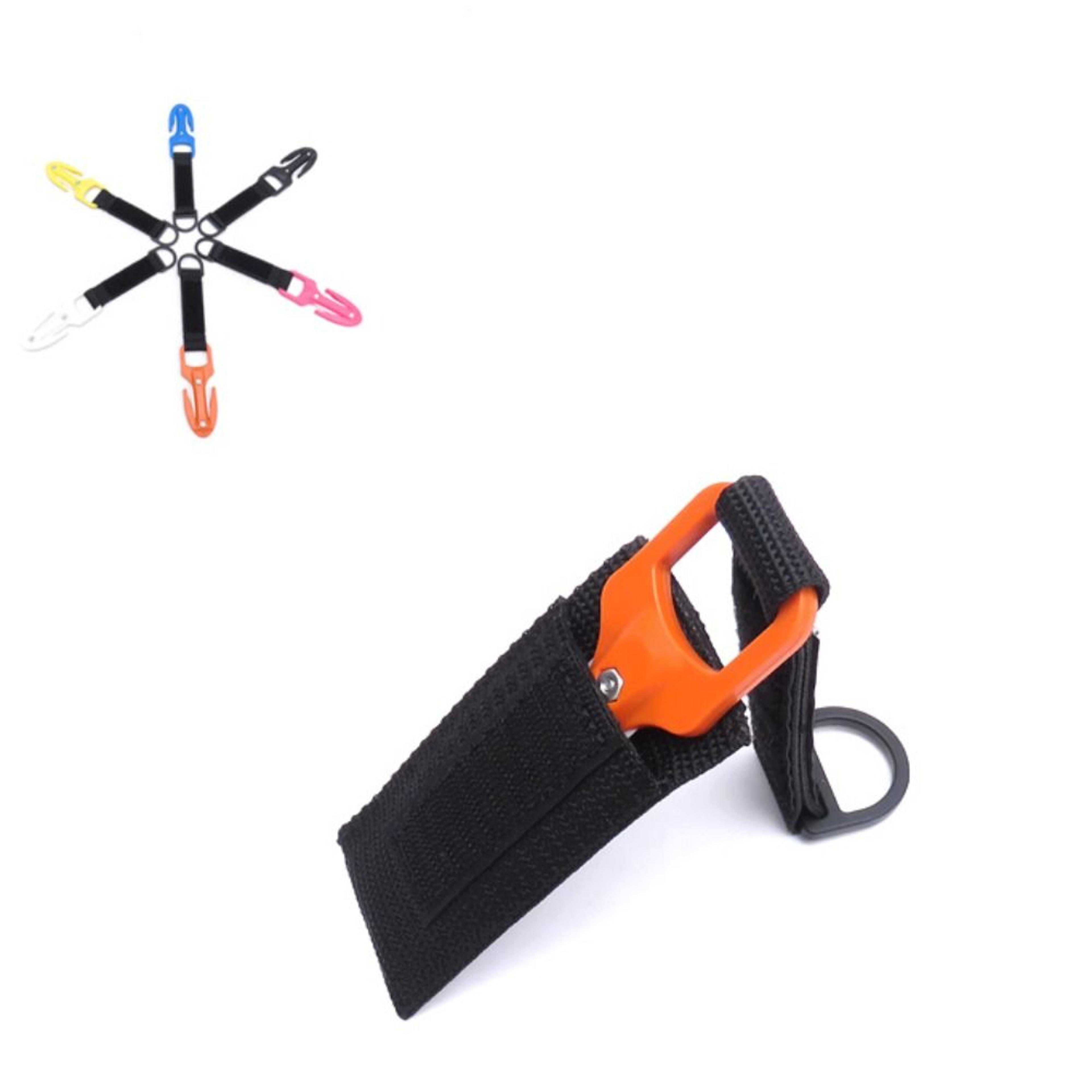 lightweight scuba diving line cutter with ceramic blade & protective sheath