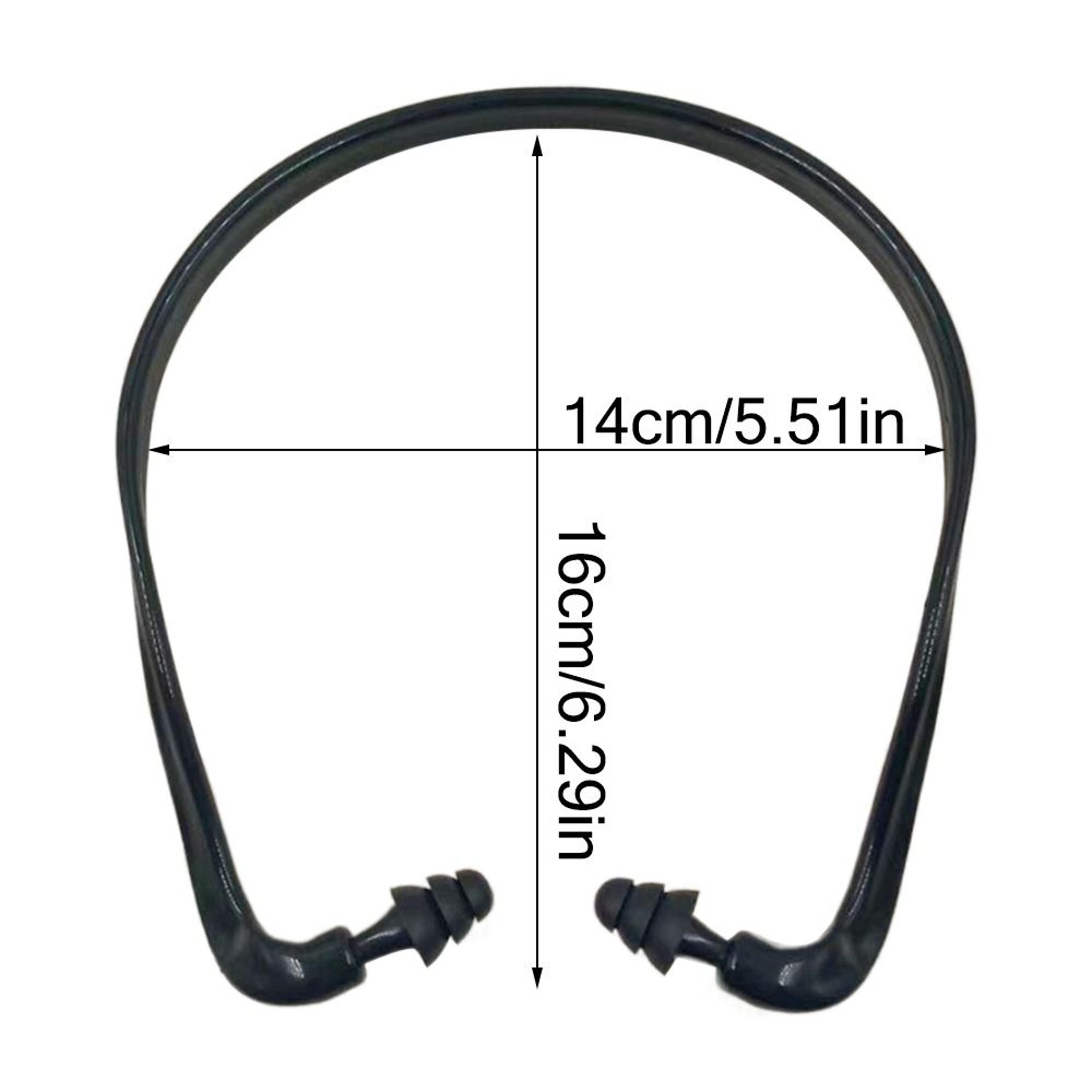 silicone headband swimming ear plugs with noise reduction for sleep, swimming & water sports