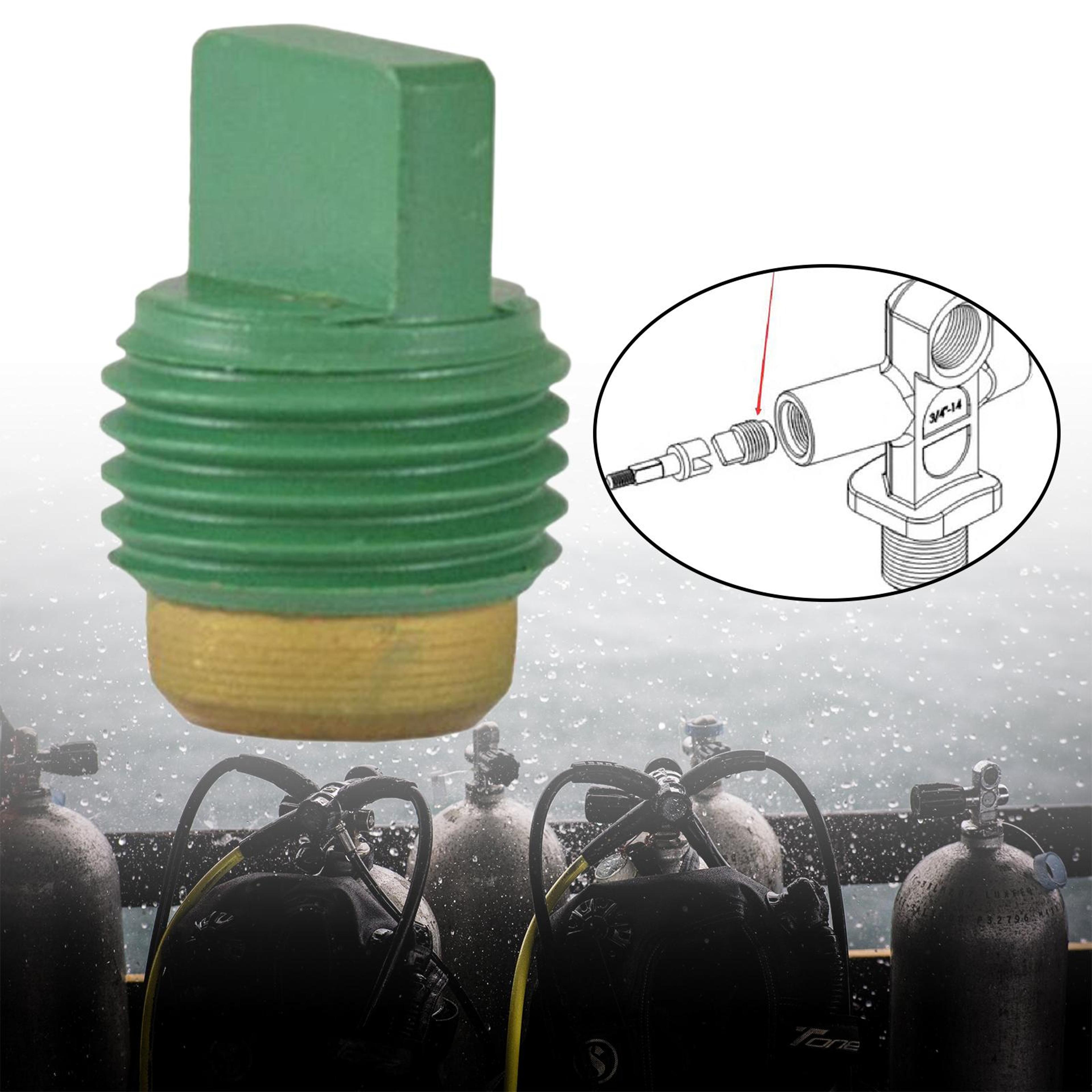 brass scuba tank valve seat replacement for diving tank valve rebuild & repair