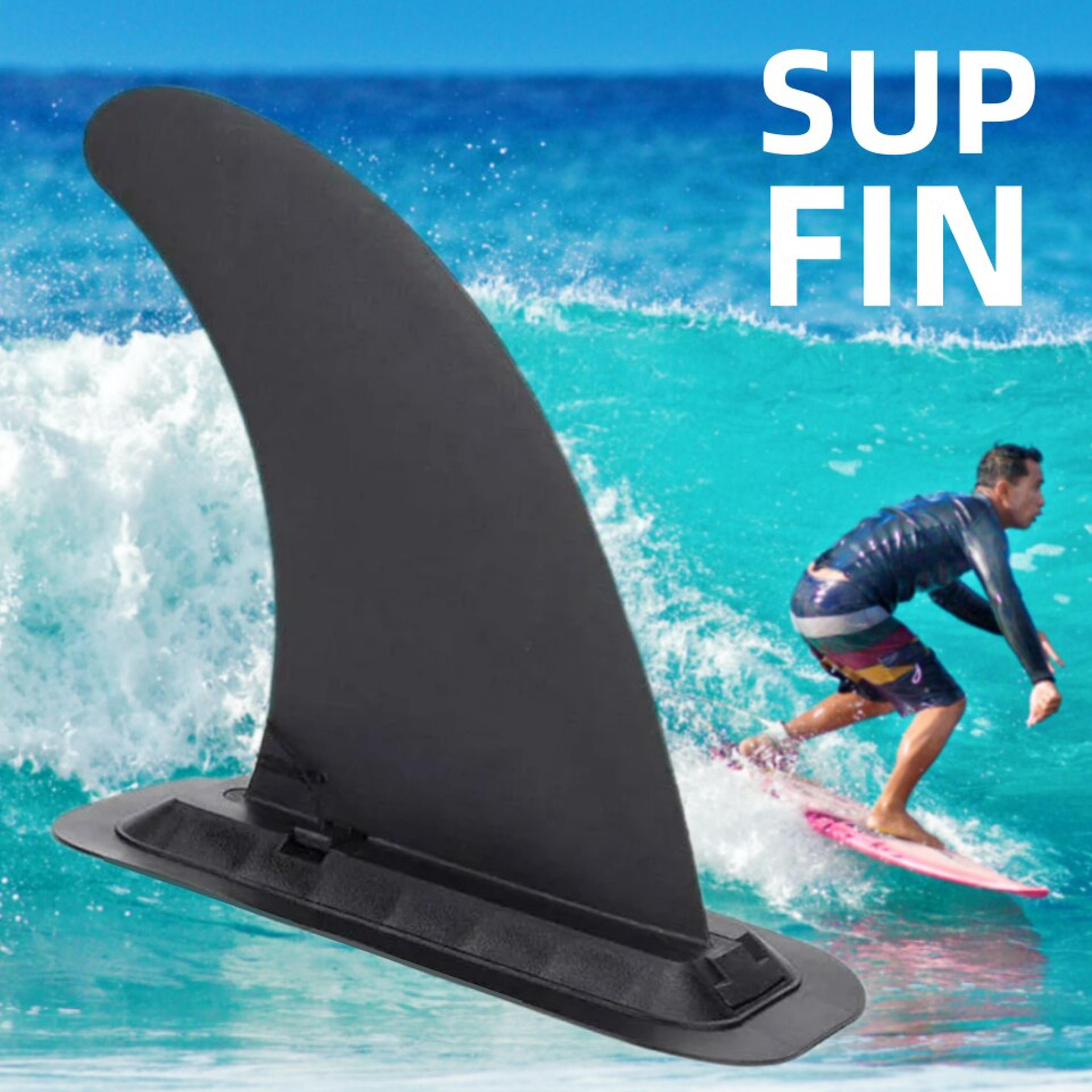 universal sup board fin replacement with base durable nylon paddle board fin for inflatable sup & surfboards