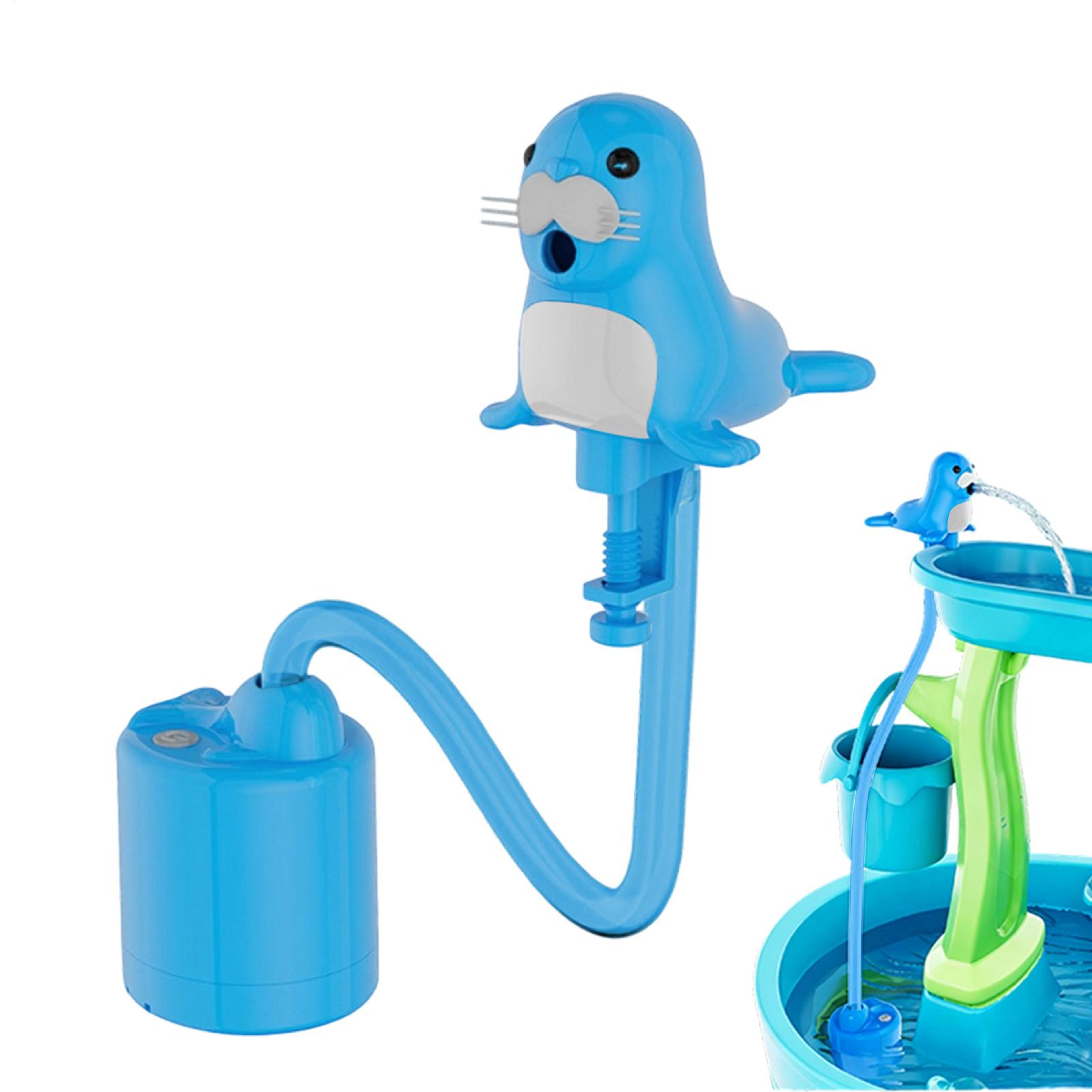 rechargeable water table pump splash fountain toy for kids water play & outdoor fun