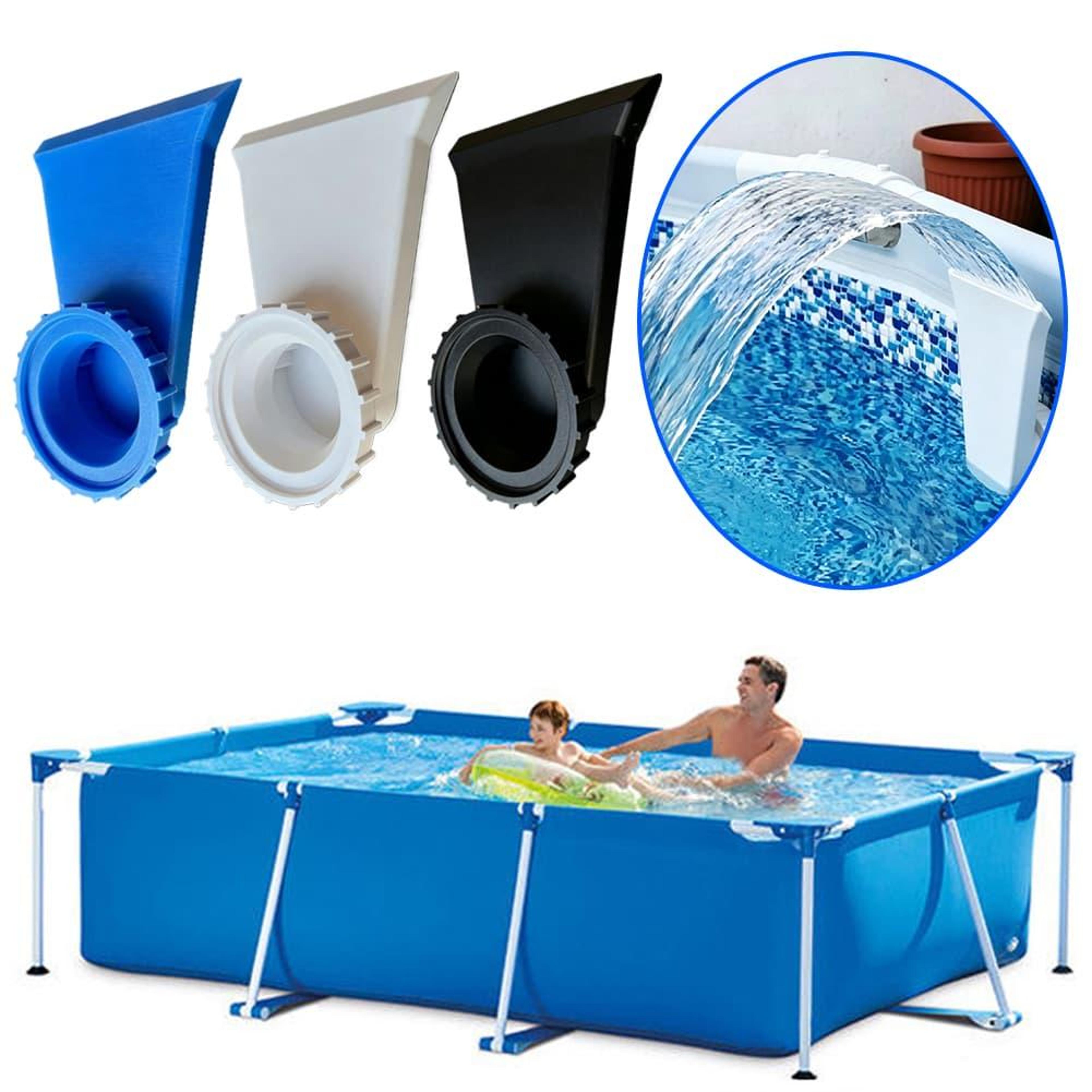 leakproof pool waterfall fountain bracket tool free pool fountain accessory for above ground pools