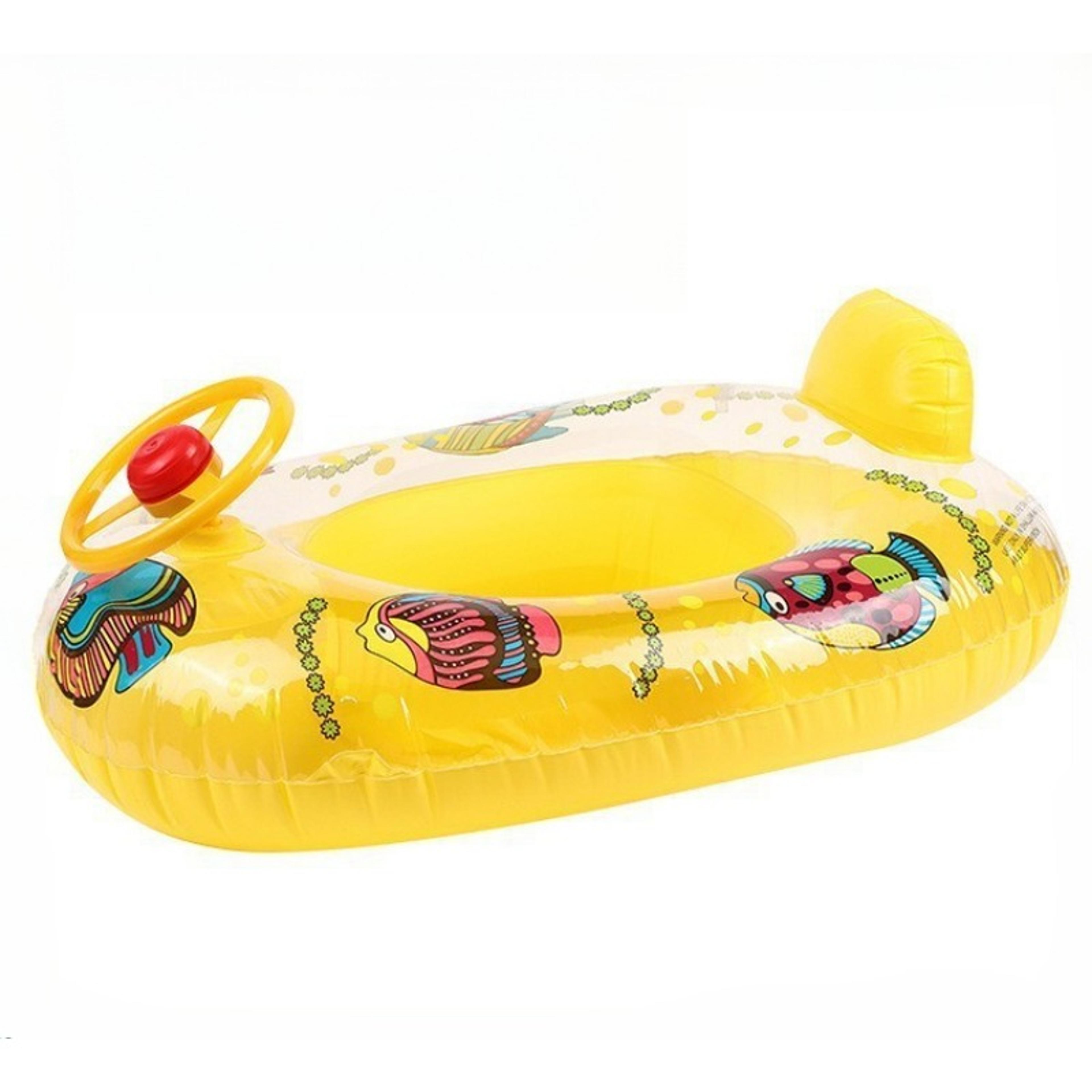 cartoon baby swim ring inflatable baby pool seat float for kids water play & swimming
