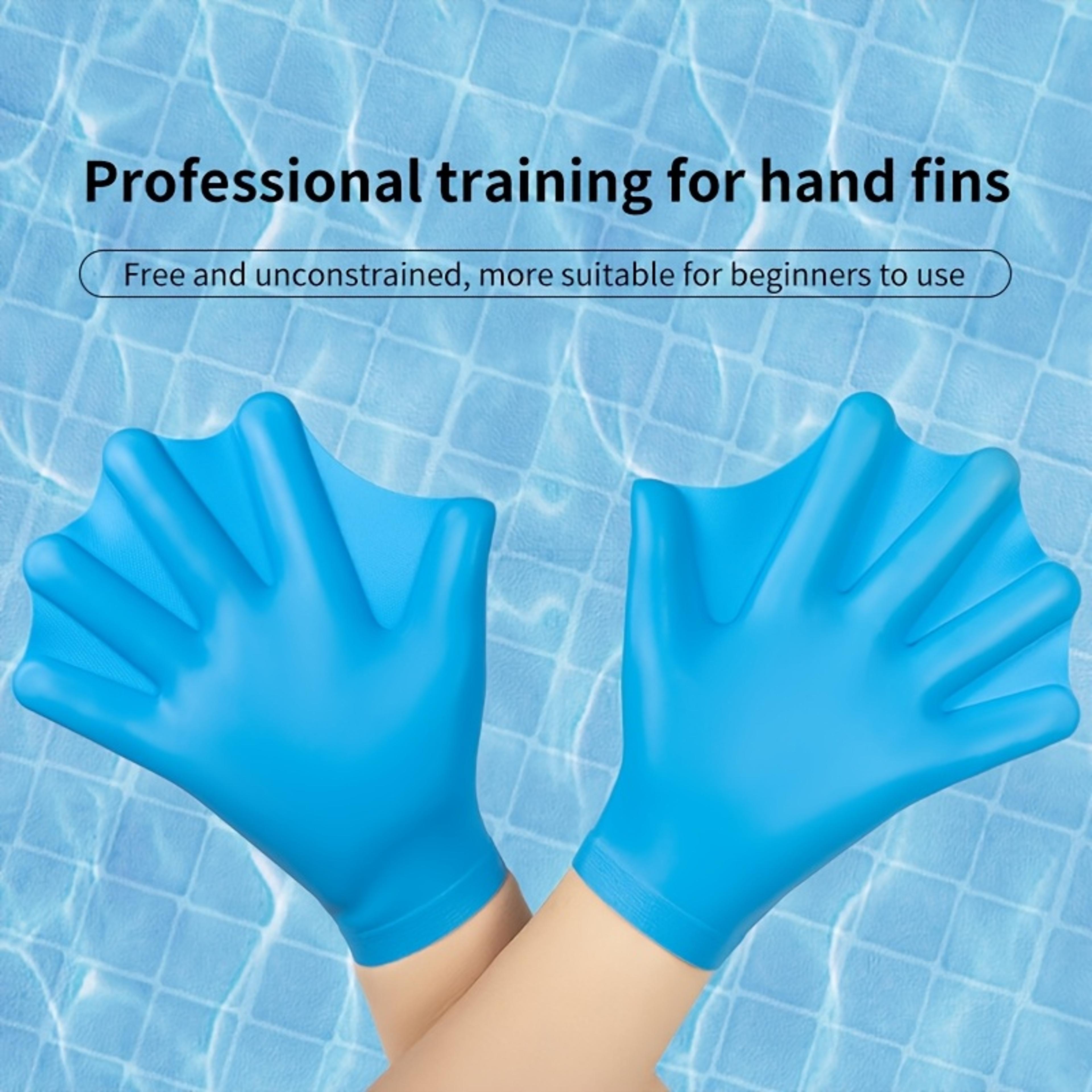 silicone swim hand paddles for freestyle training adult swimming training equipment