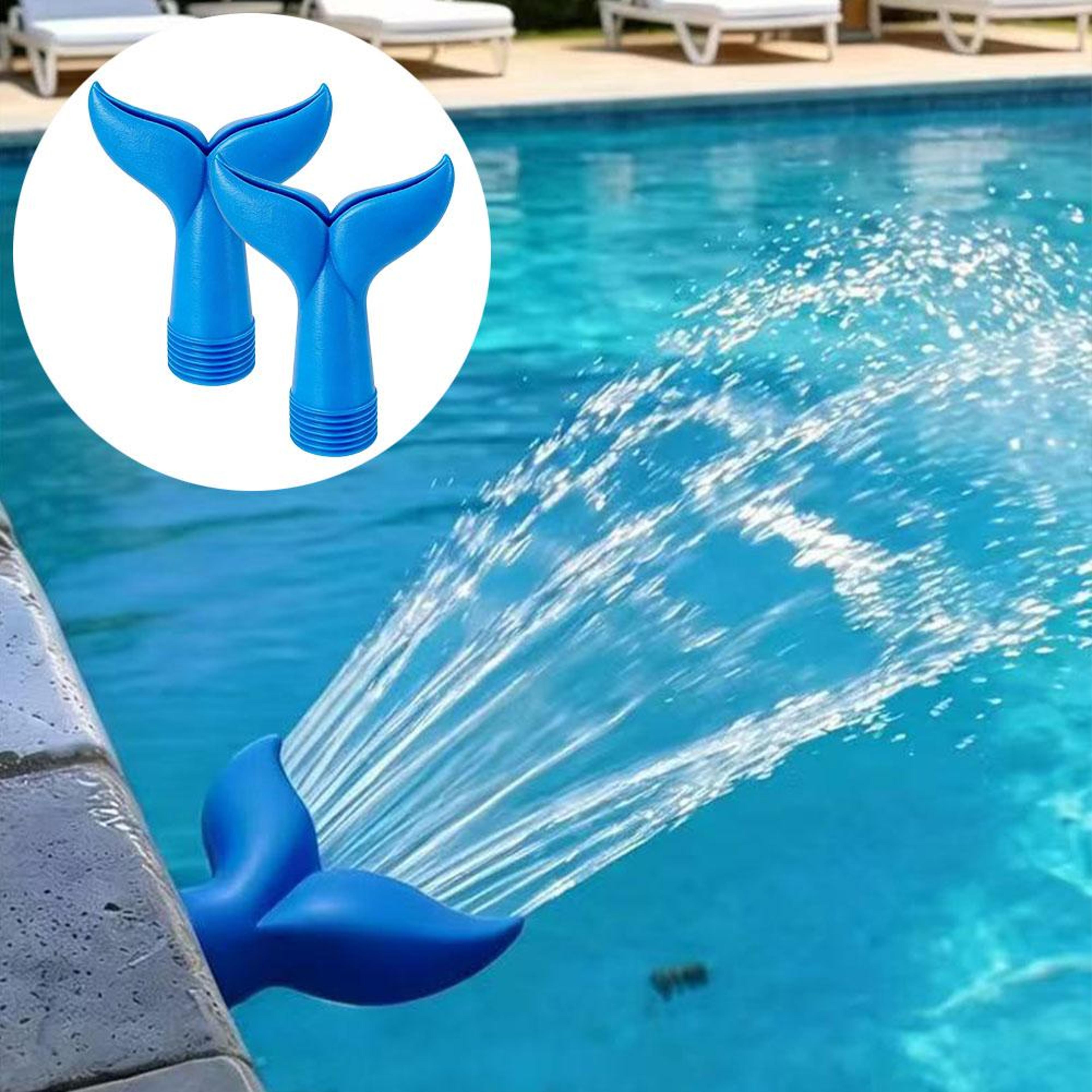 mermaid tail pool fountain sprayer universal pool waterfall fountain with wide spray