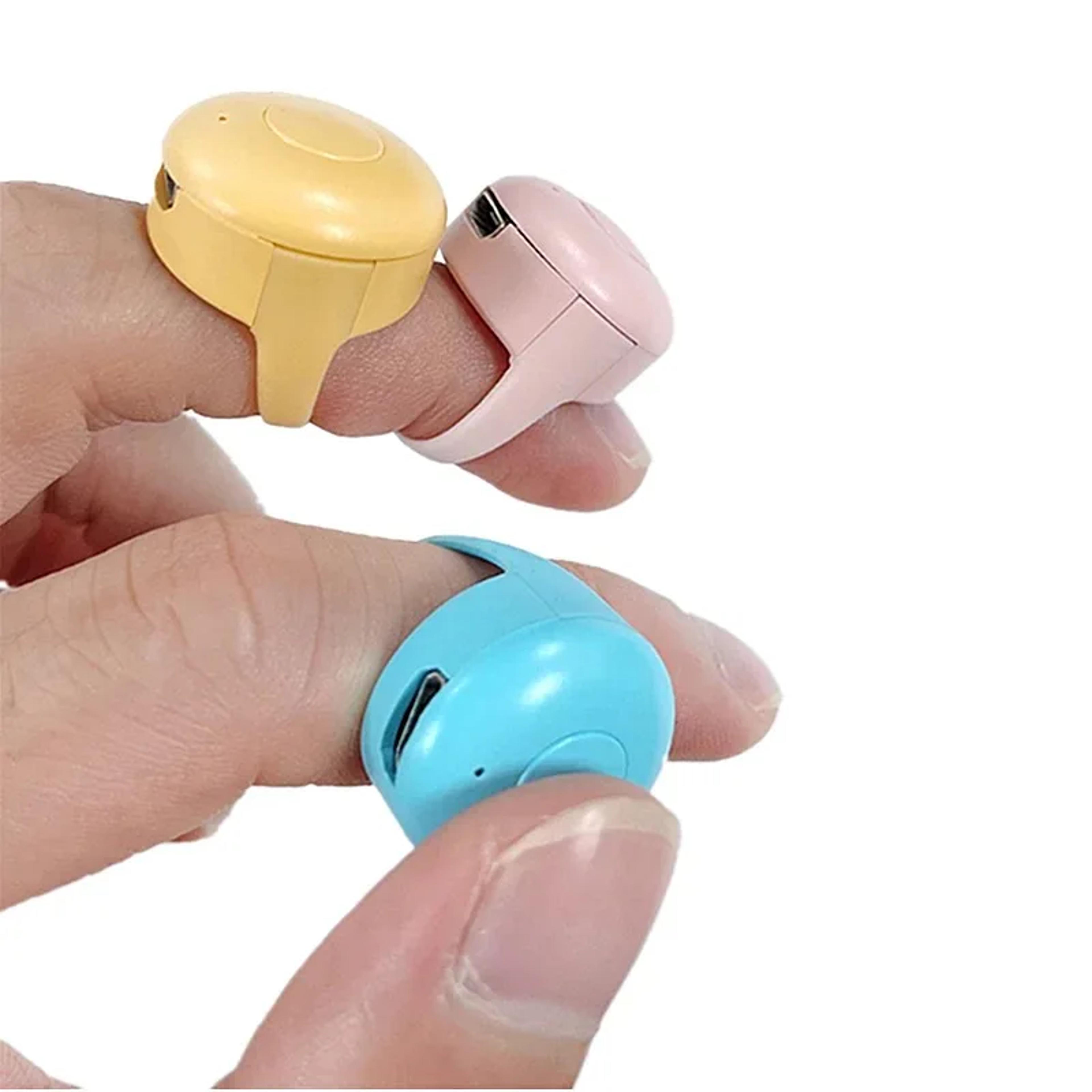 bluetooth phone remote page turner ring hands free video controller & scrolling remote