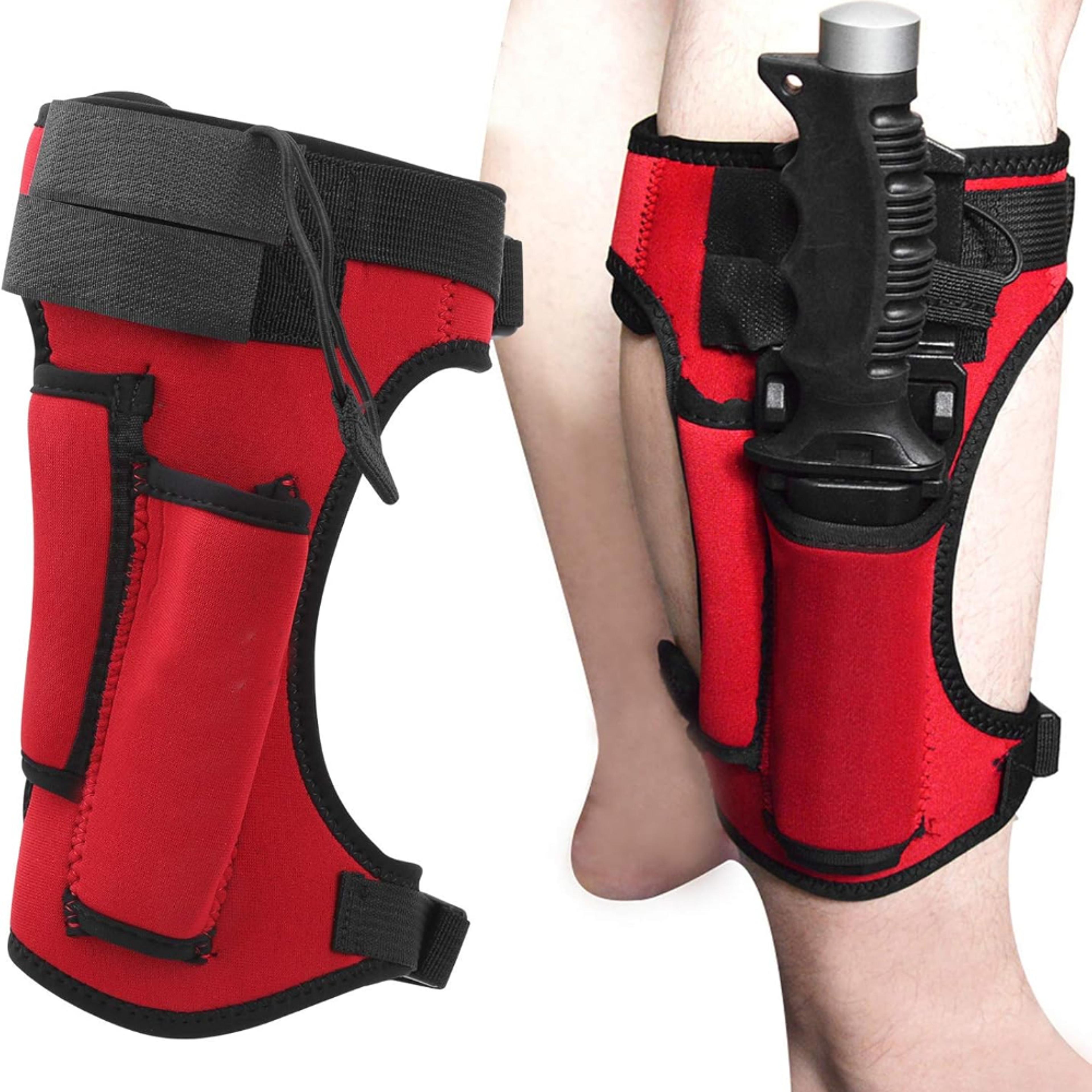 adjustable neoprene scuba diving knife sheath leg holder wrap for dive knife holder