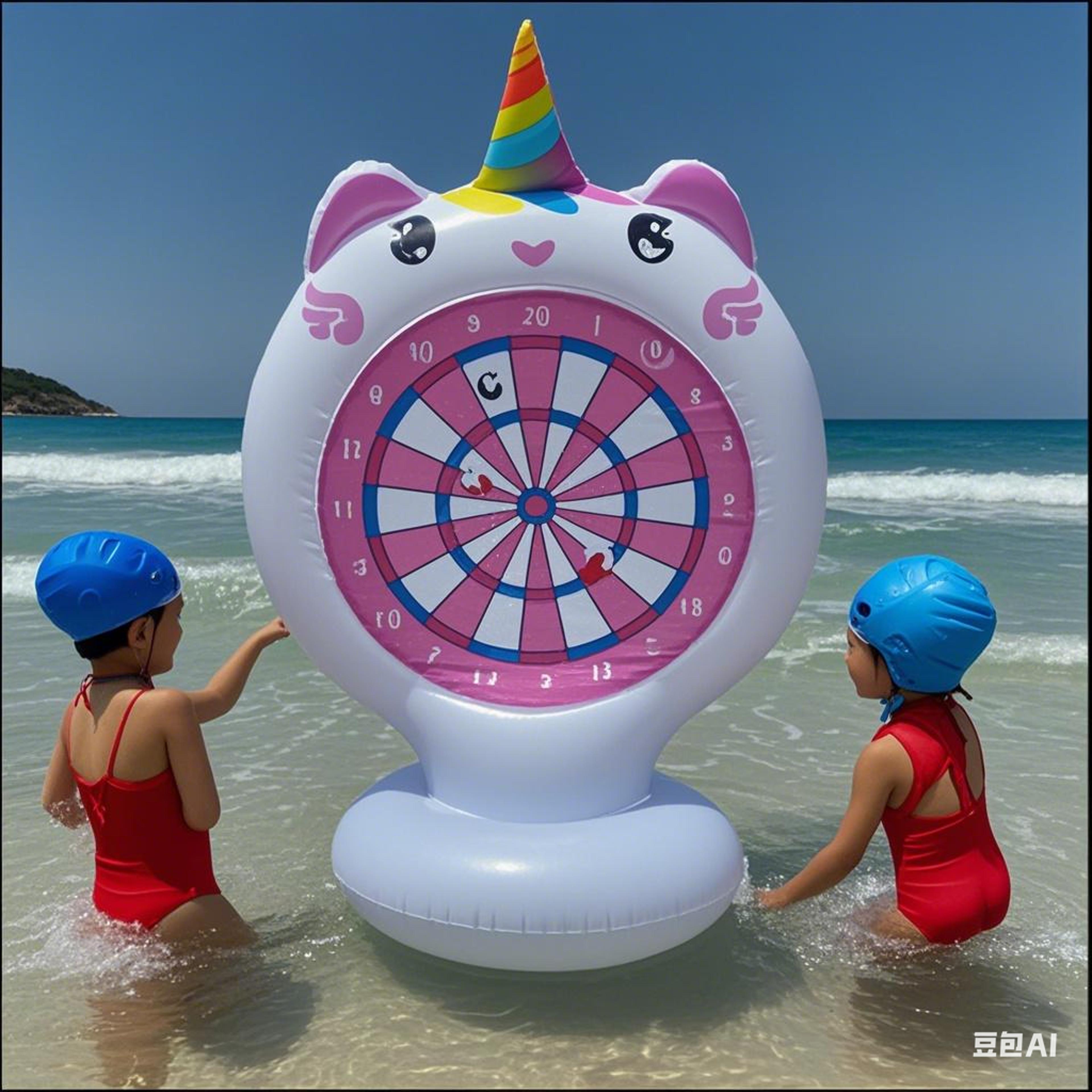 inflatable dart board pool float game for kids fun pool games for kids & summer water party toy