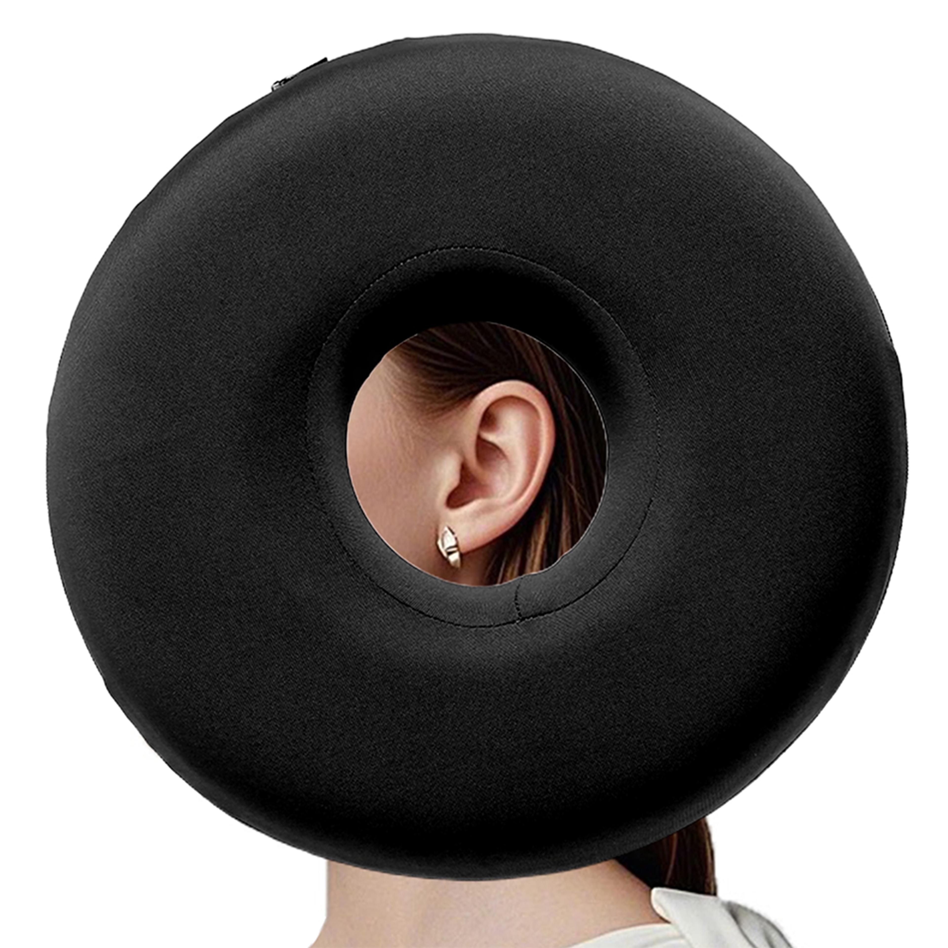 ear piercing pillow for side sleepers comfort ear pressure relief pillow with hole