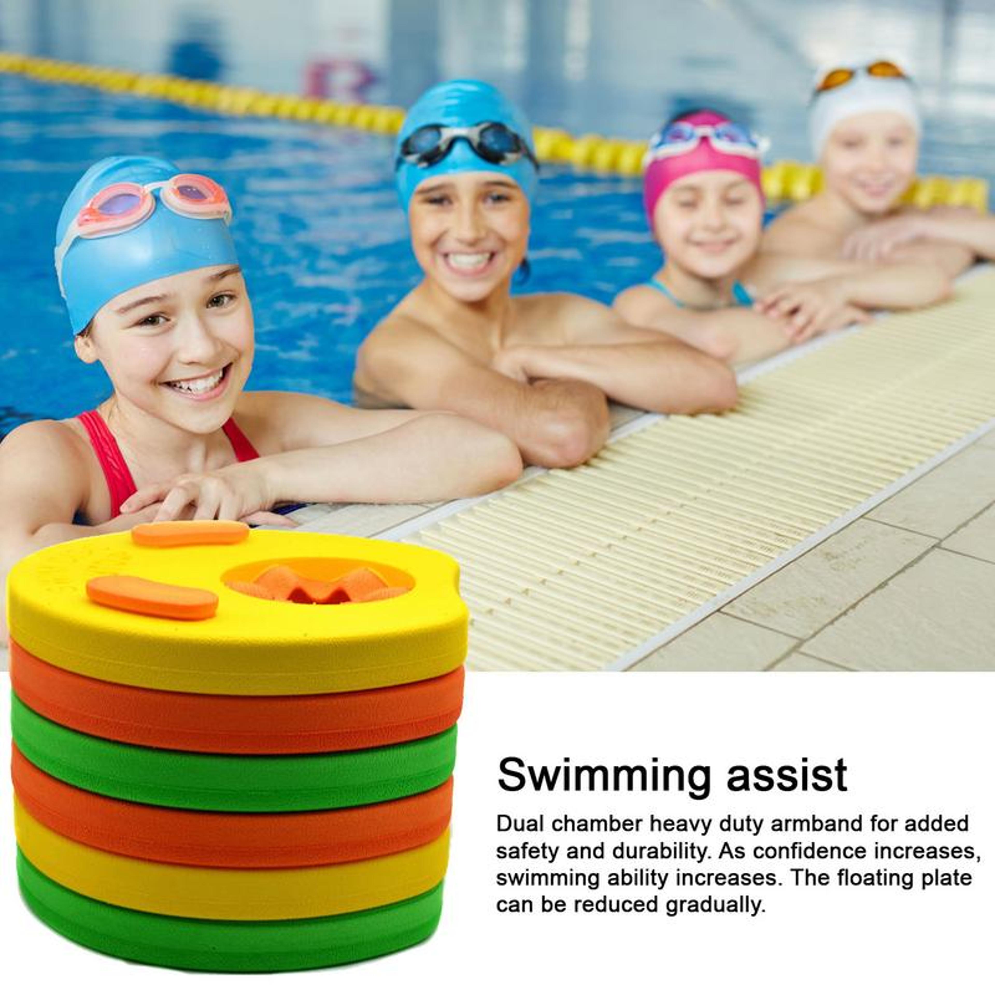 eva foam arm float discs safe kids swim floaties & toddler swim aid set