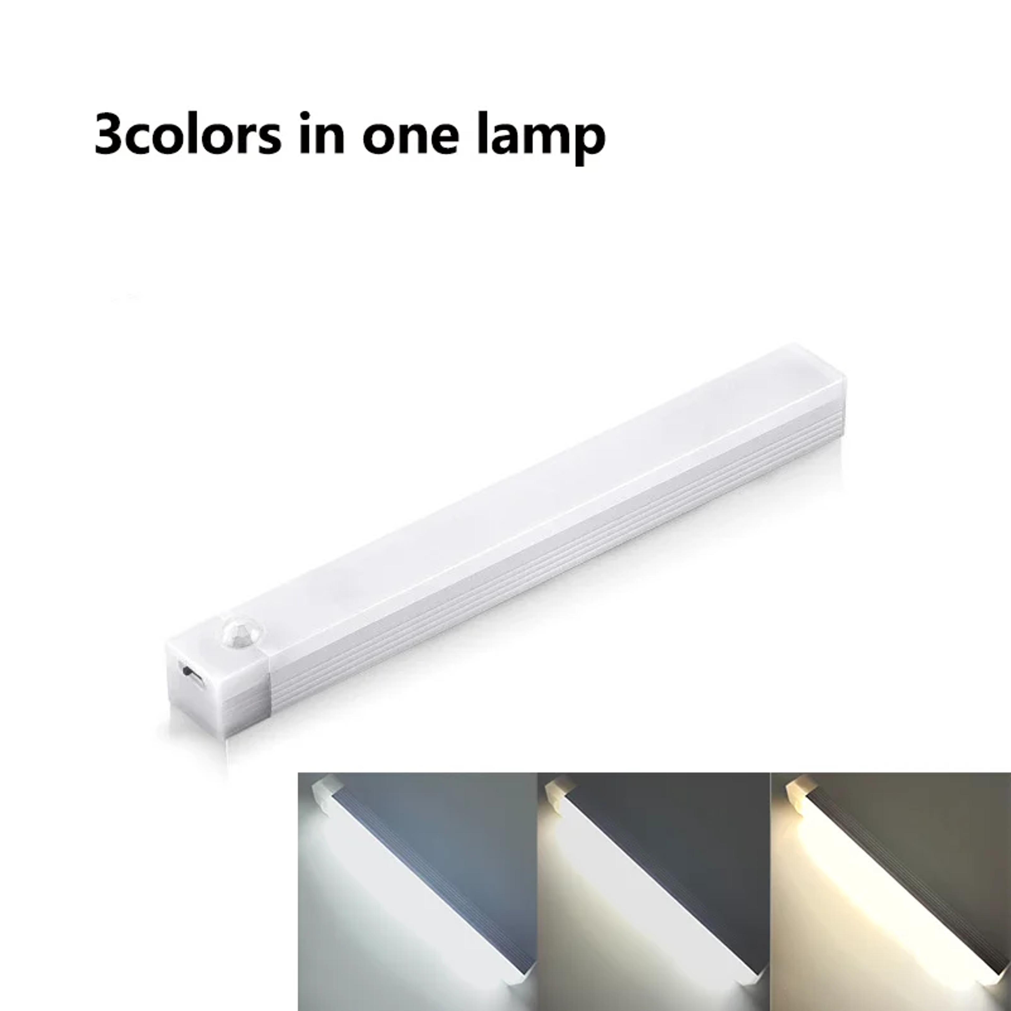 rechargeable motion sensor night light wireless led closet light for cabinets, wardrobes & stairways