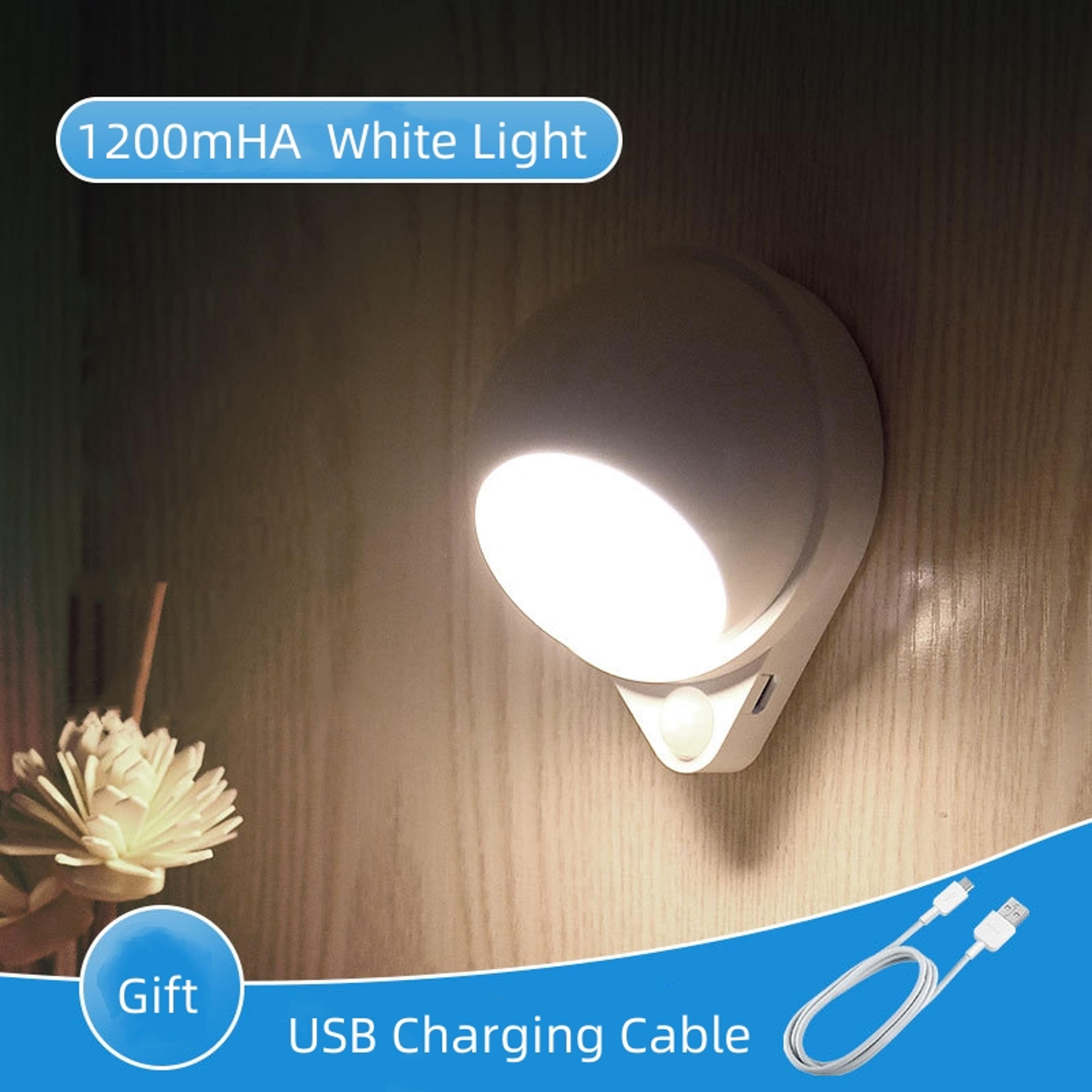 lumisense motion sensor night light usb rechargeable led cabinet light with dimmable touch control