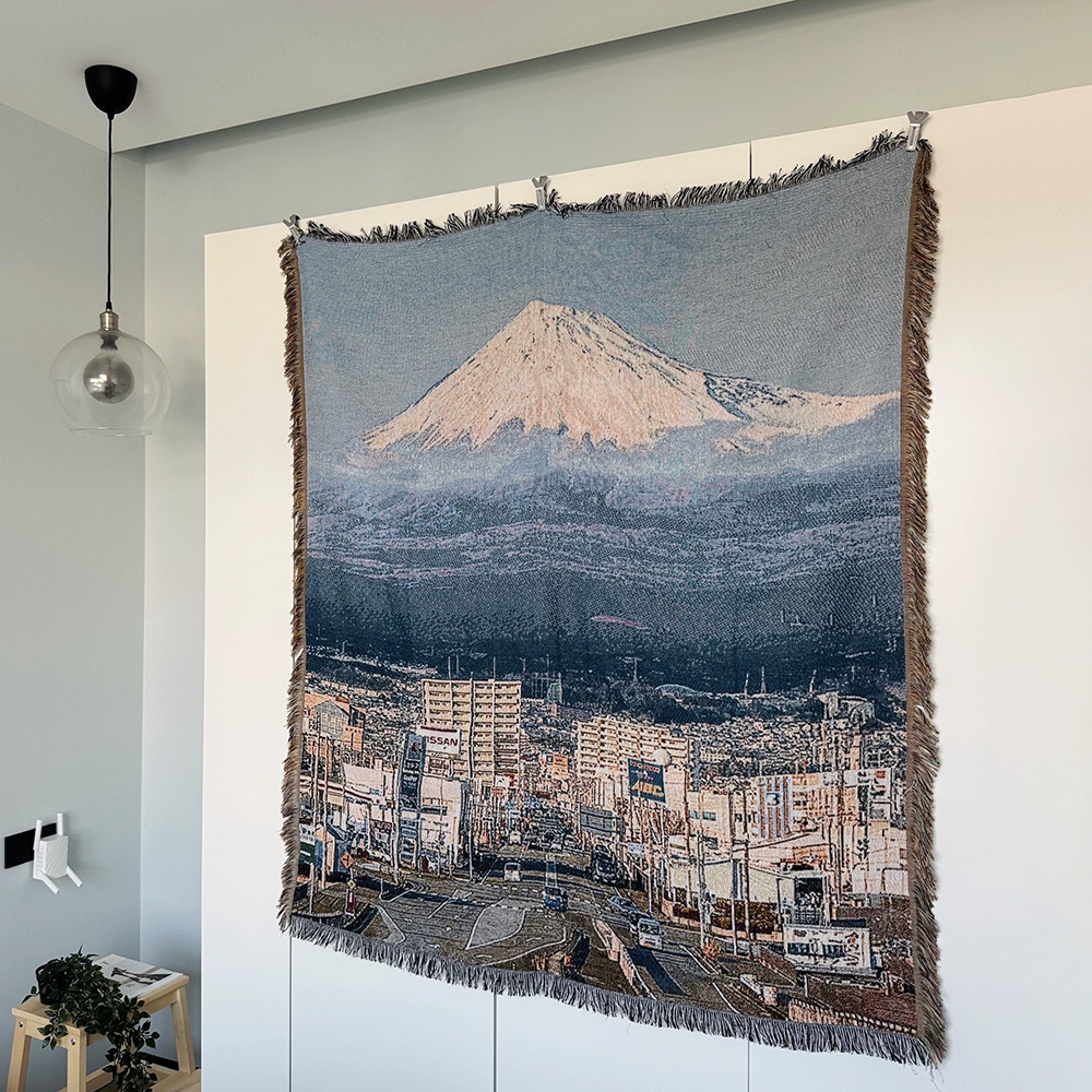 nordic scenic throw blanket woven tapestry sofa cover & decorative bedspread